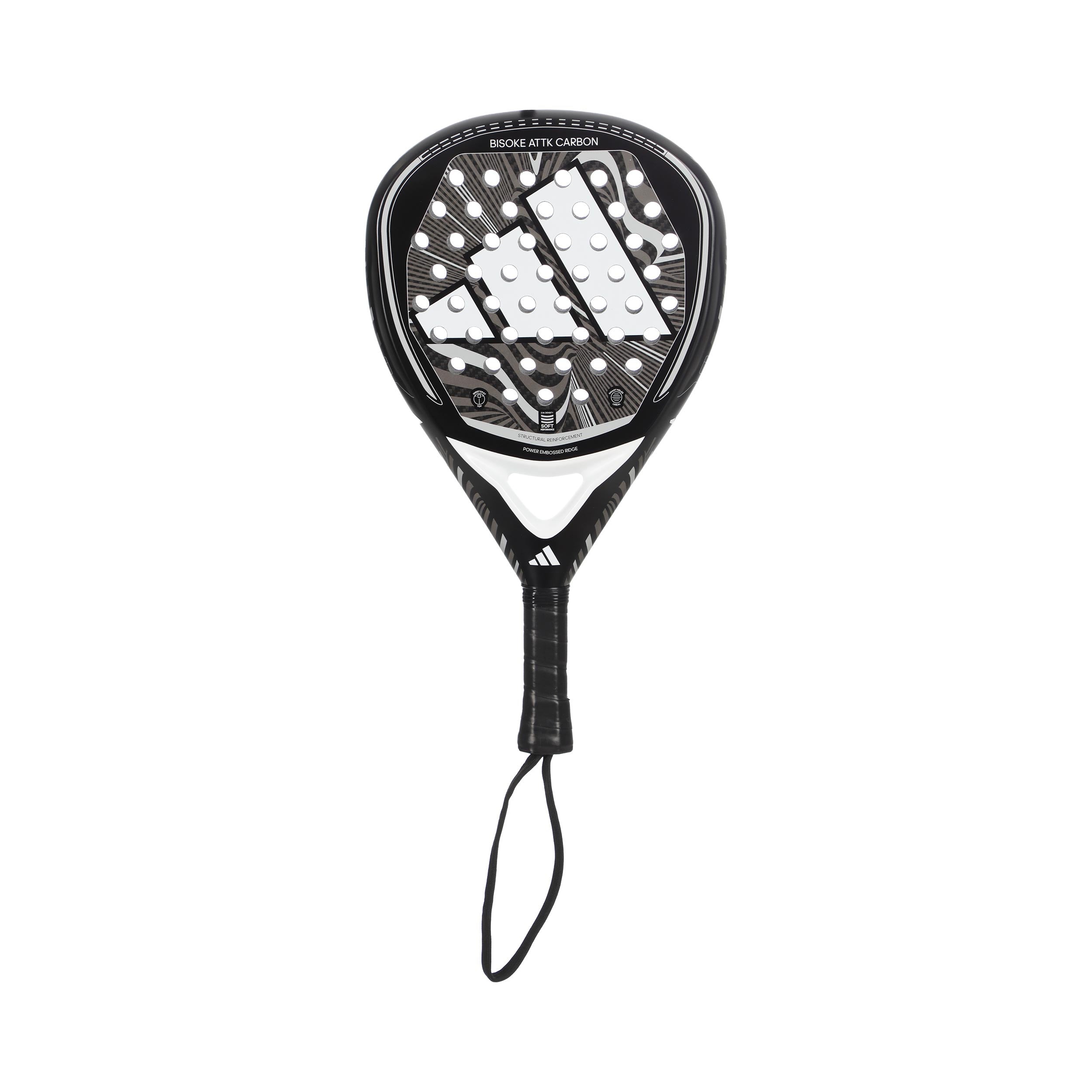 adidas Bisoke Attk Carbon Pala de pádel