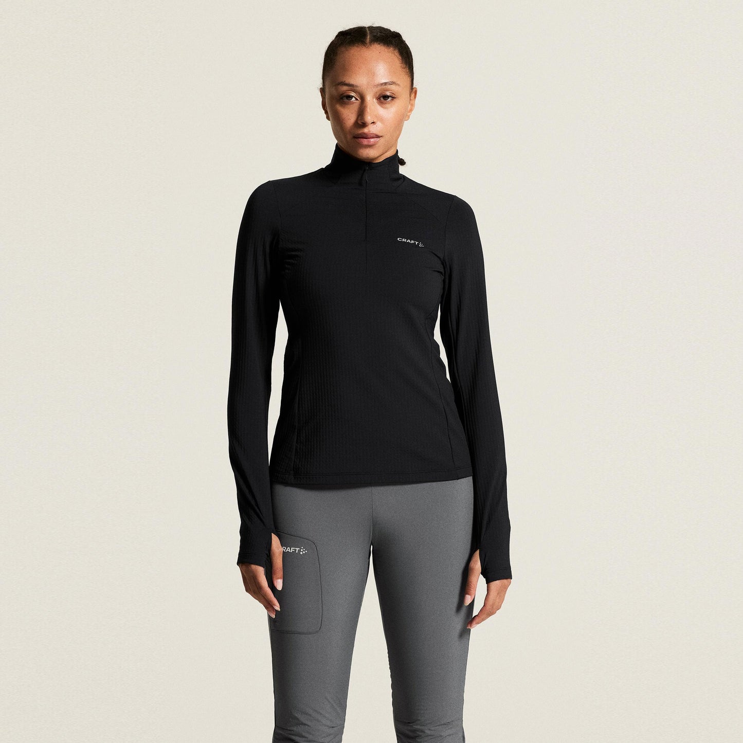 Craft Gain Thermal Camiseta de running Mujeres - negro