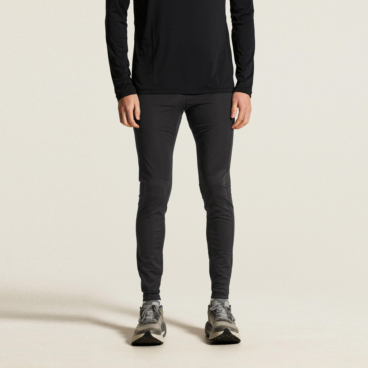 Craft Essence Warm Mallas para correr Hombres - negro