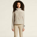 SubZ Light Sudadera con cremallera Mujeres - beige