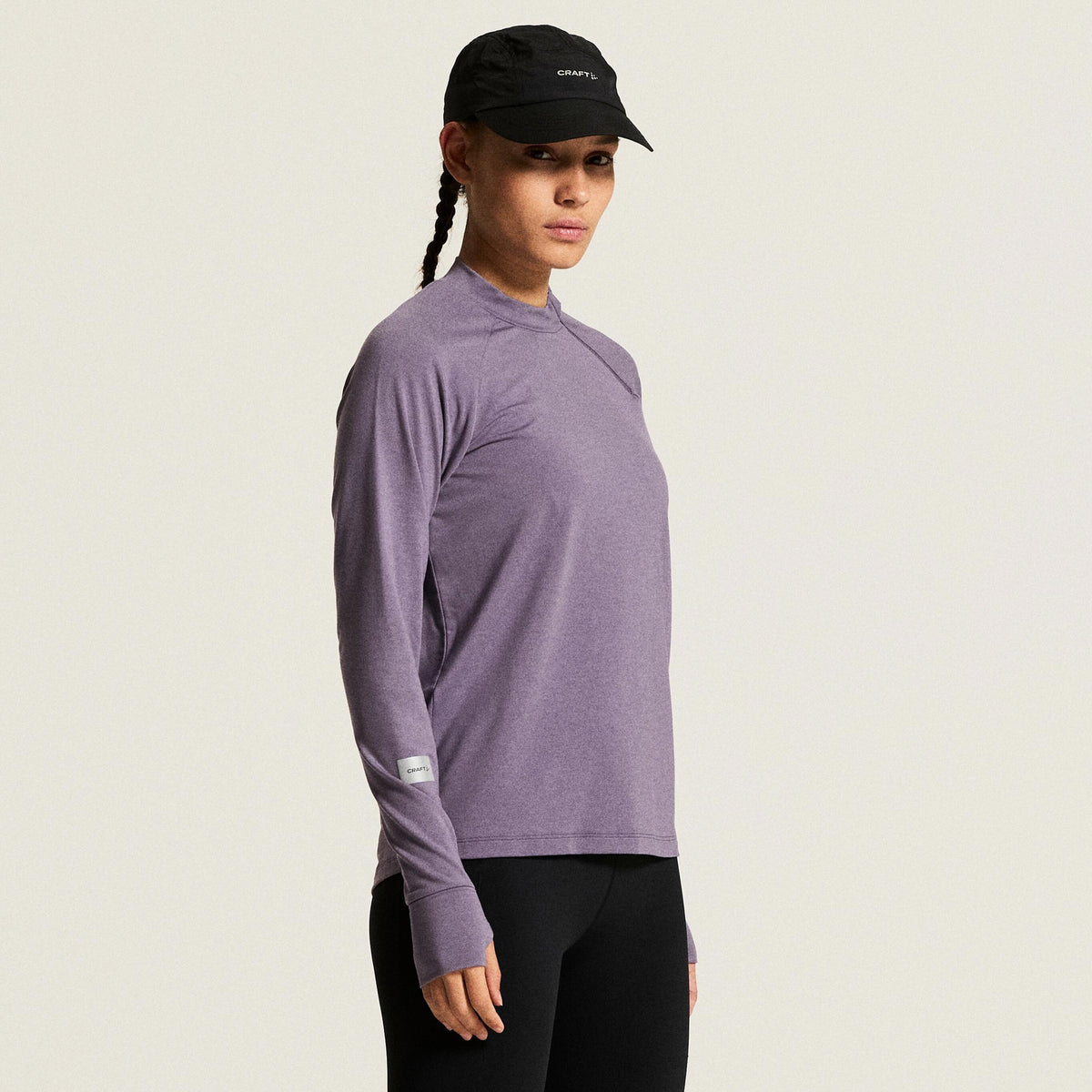 Craft SubZ Zip Camiseta de running Mujeres - malva