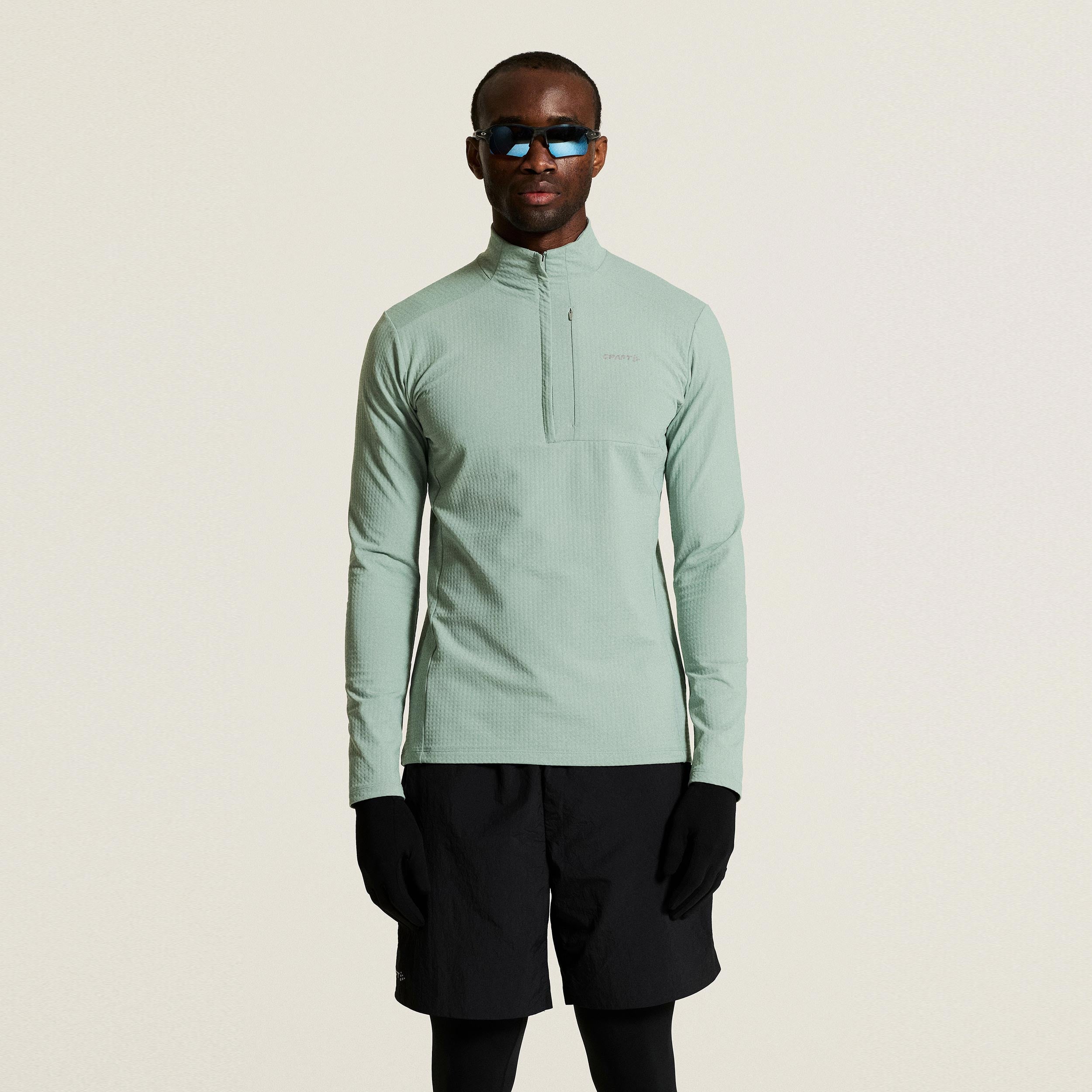 Craft Gain Thermal Camiseta de running Hombres - salvia