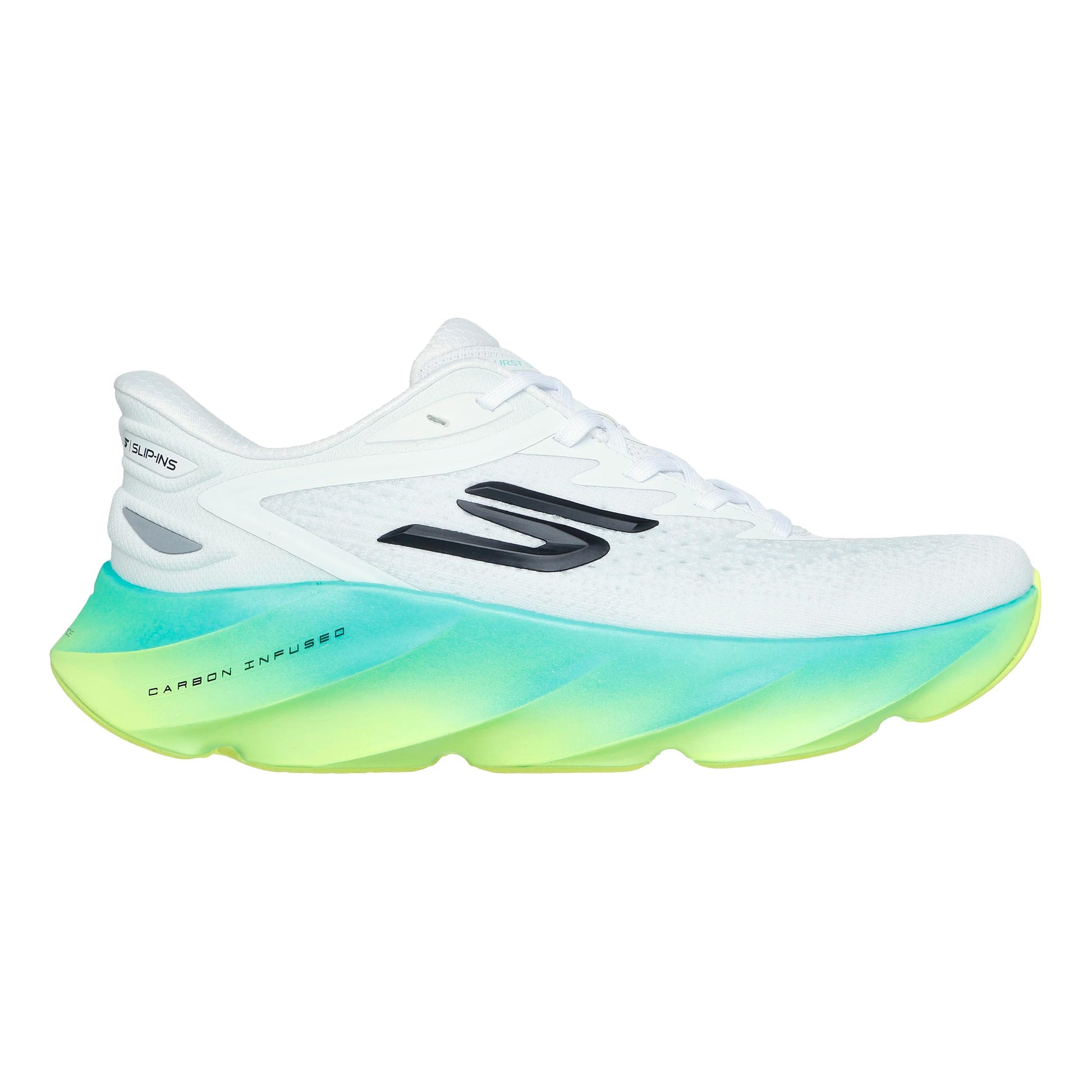 Skechers SKX Aero Burst Slip-In Zapatilla neutral Hombres - blanco, lima