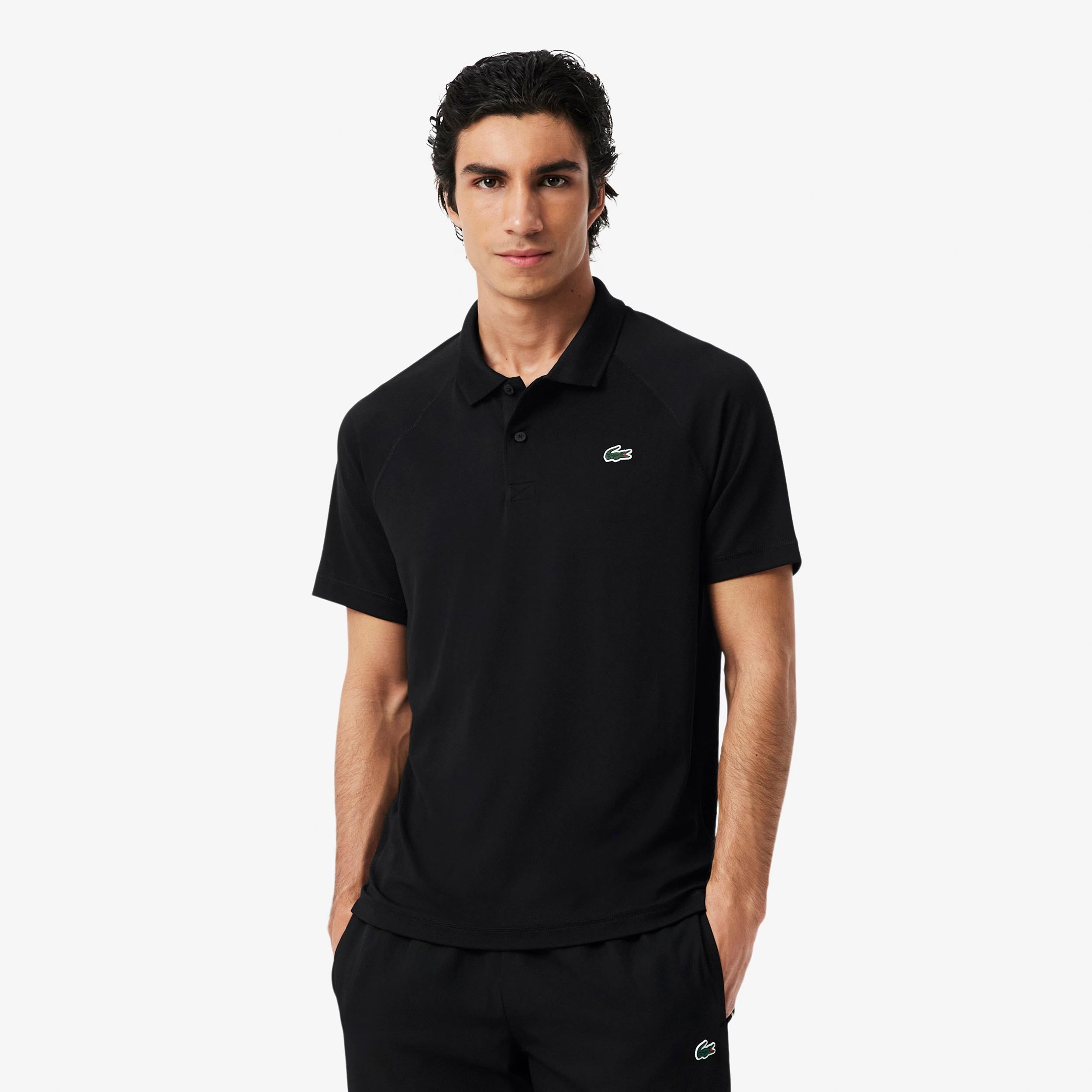 Lacoste Urban Polo Hombres - negro