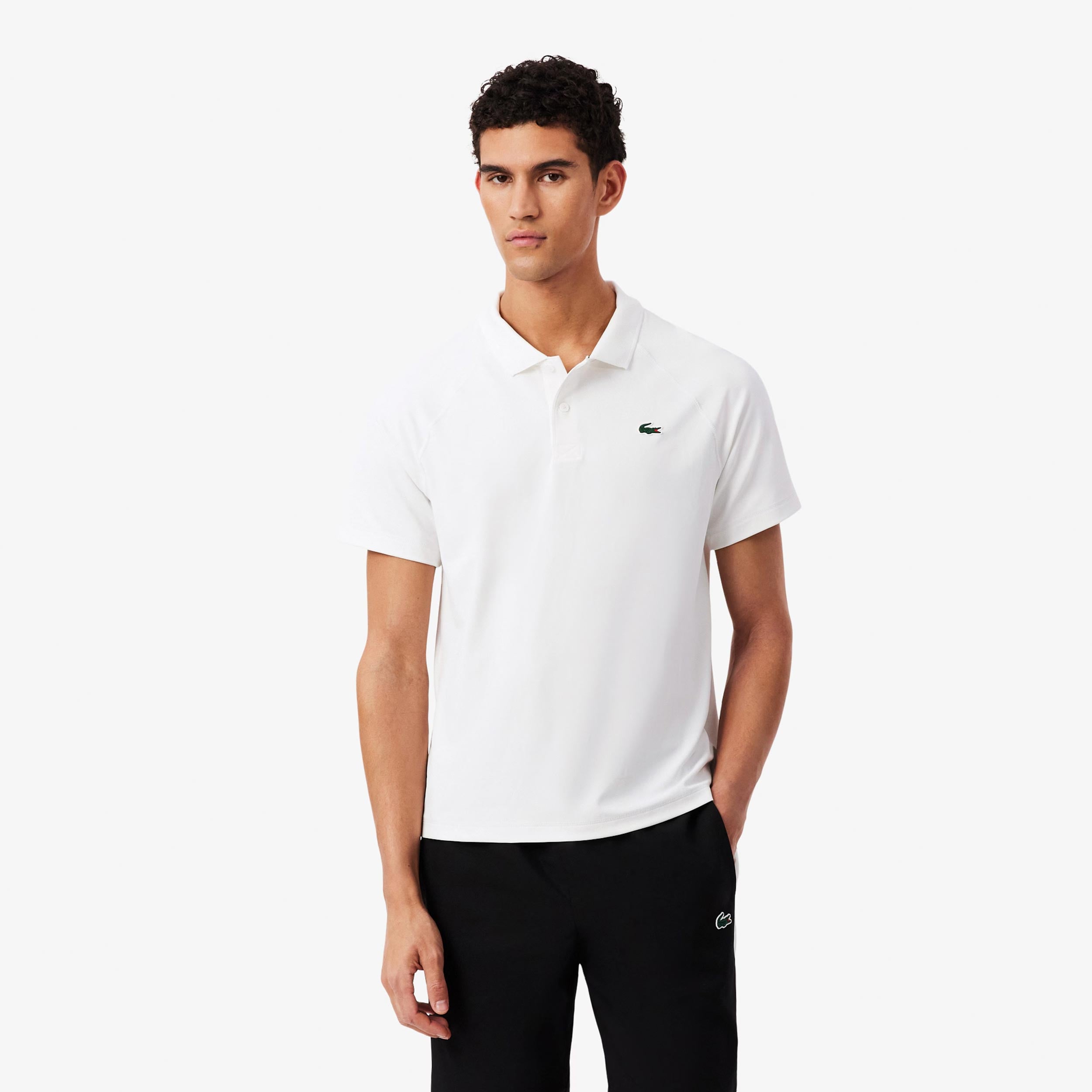Lacoste Urban Polo Hombres - blanco