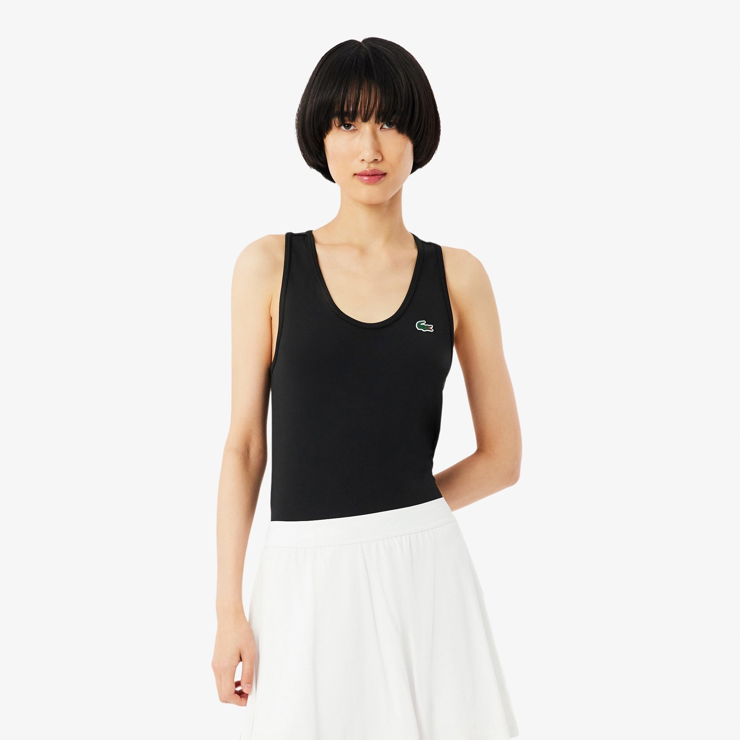 Lacoste Urban Camiseta de tirantes Mujeres - negro