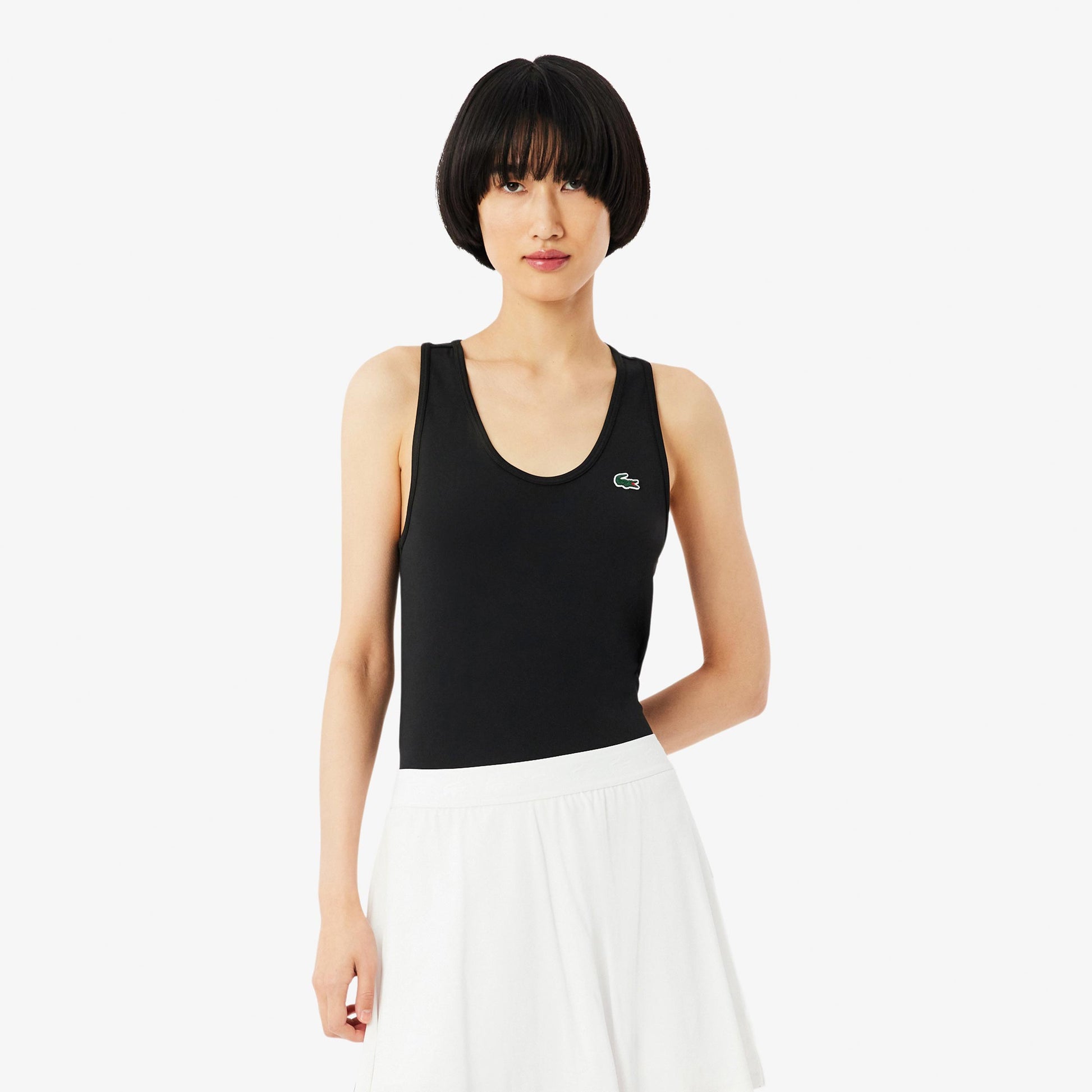 Lacoste Urban Camiseta de tirantes Mujeres - negro