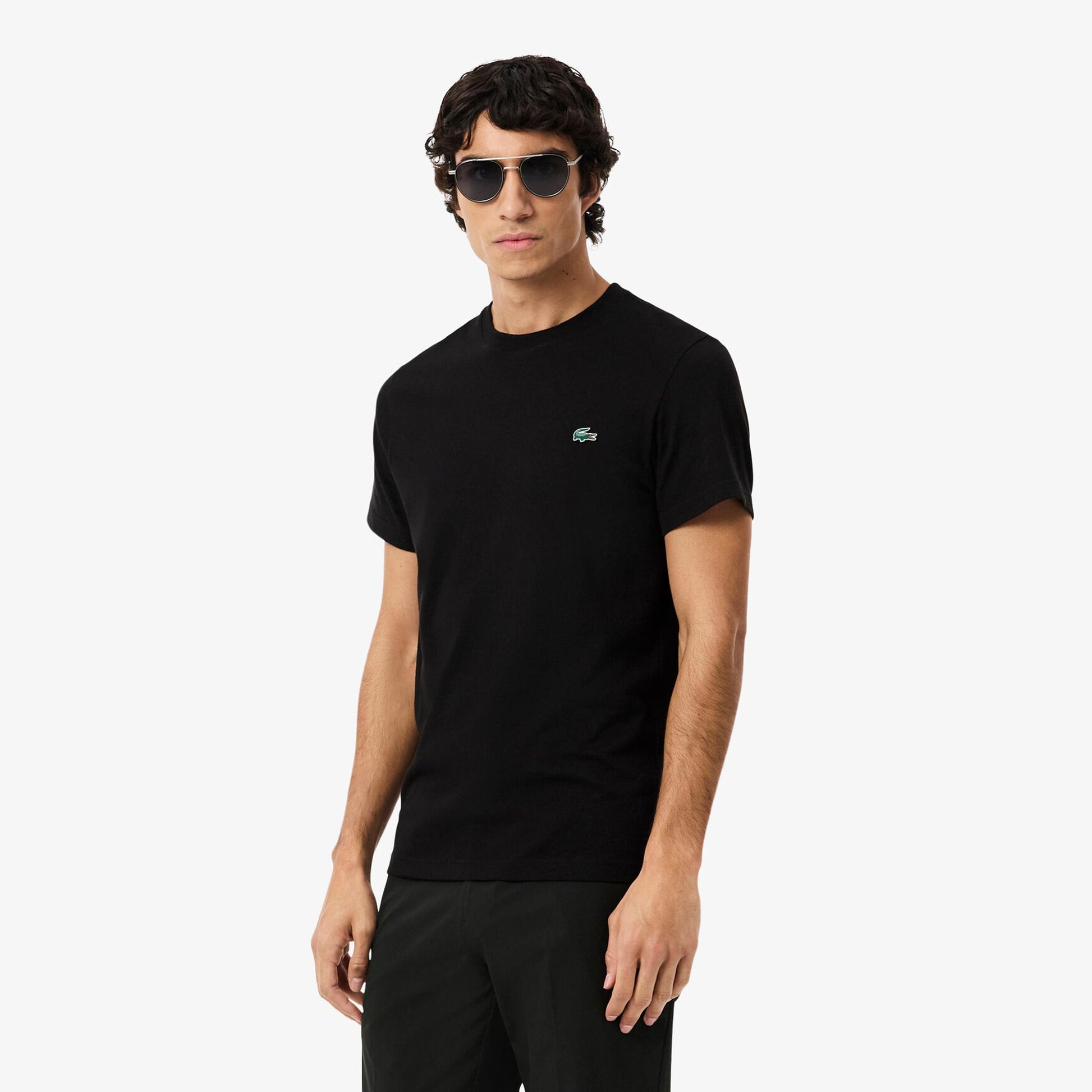 Lacoste Urban Camiseta de manga corta Hombres - negro