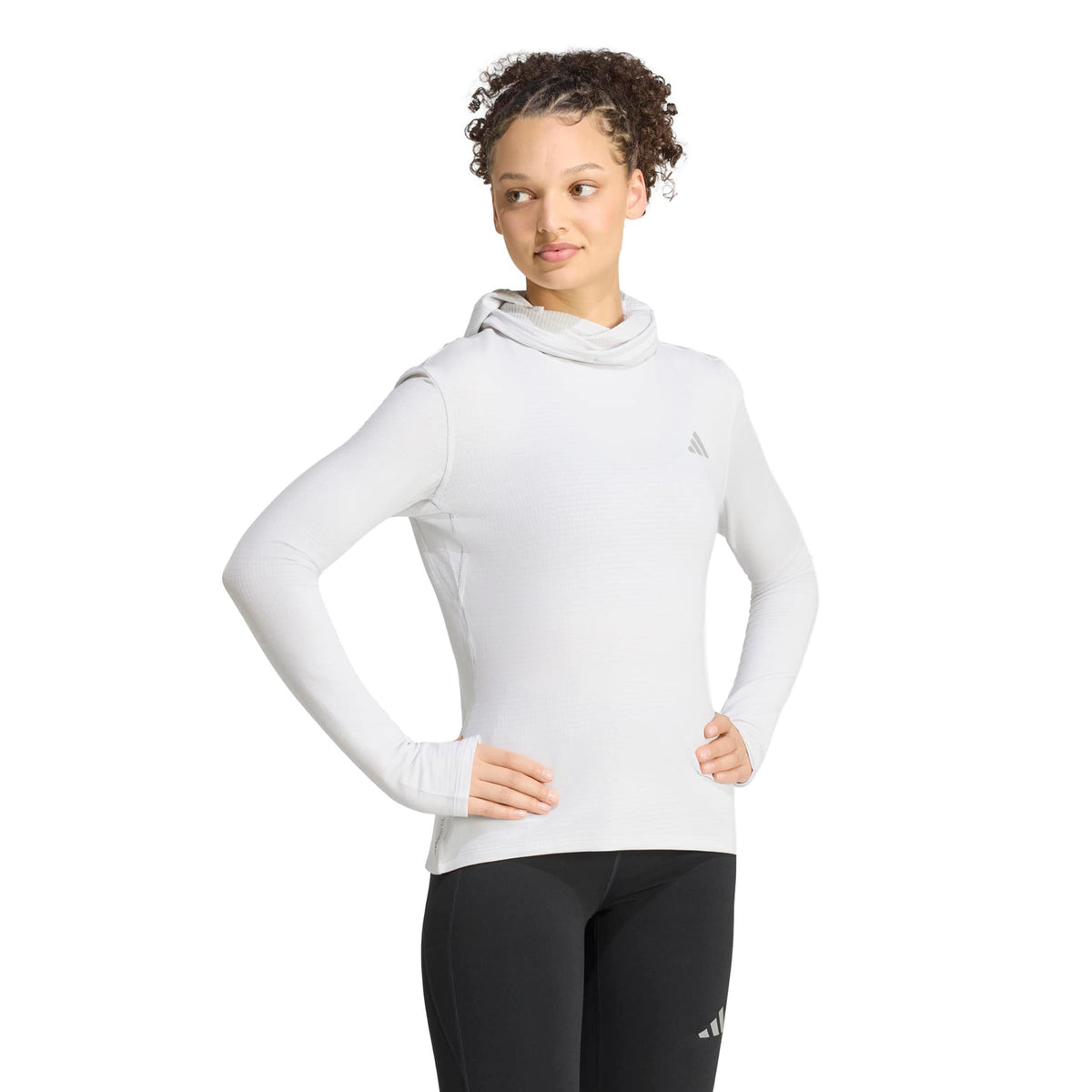 adidas adi365 Winterized Camiseta de running Mujeres - gris