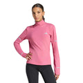 adi365 Warm Camiseta de running Mujeres - rojo vino