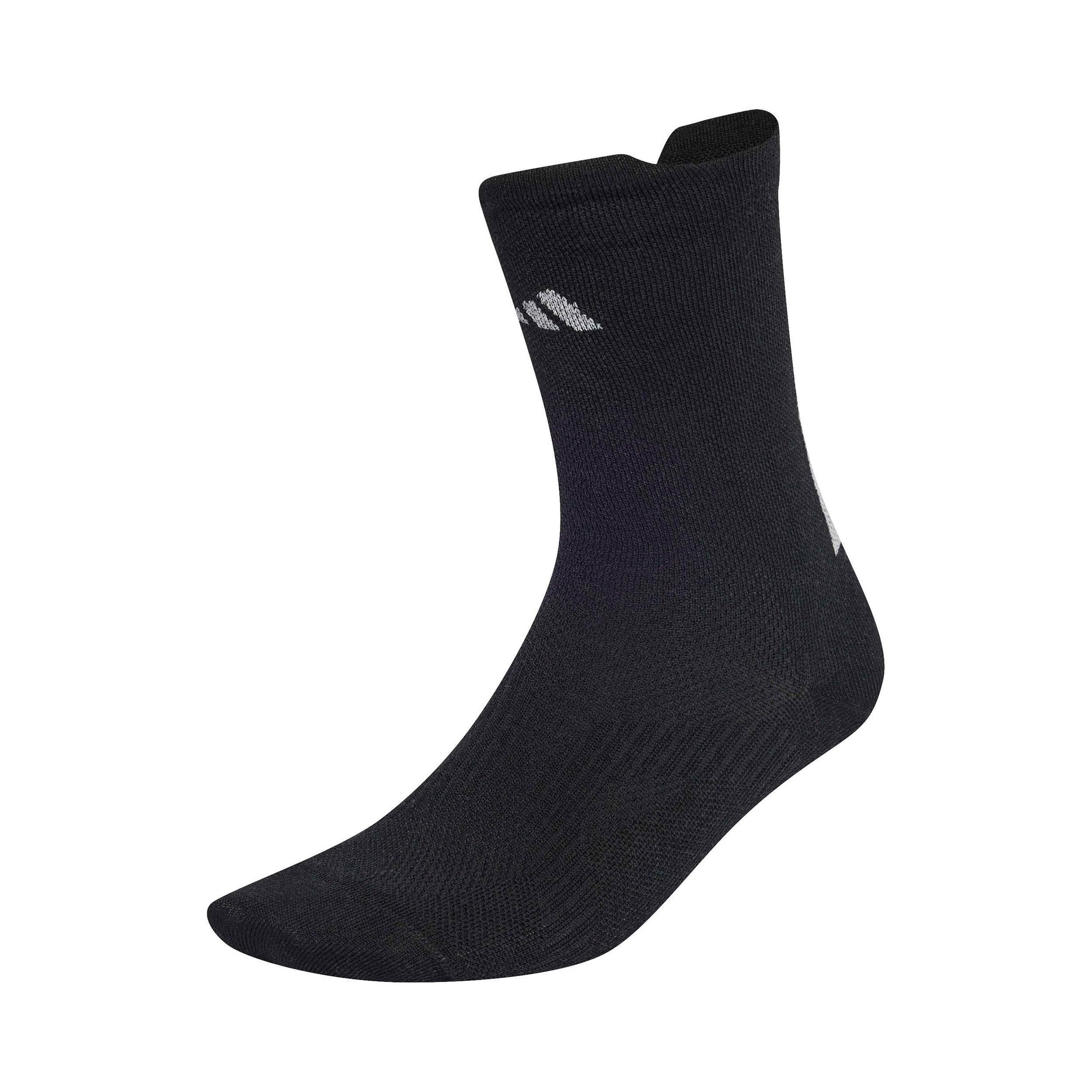 adidas Run Reflective Crew Calcetines para correr Unisex - negro