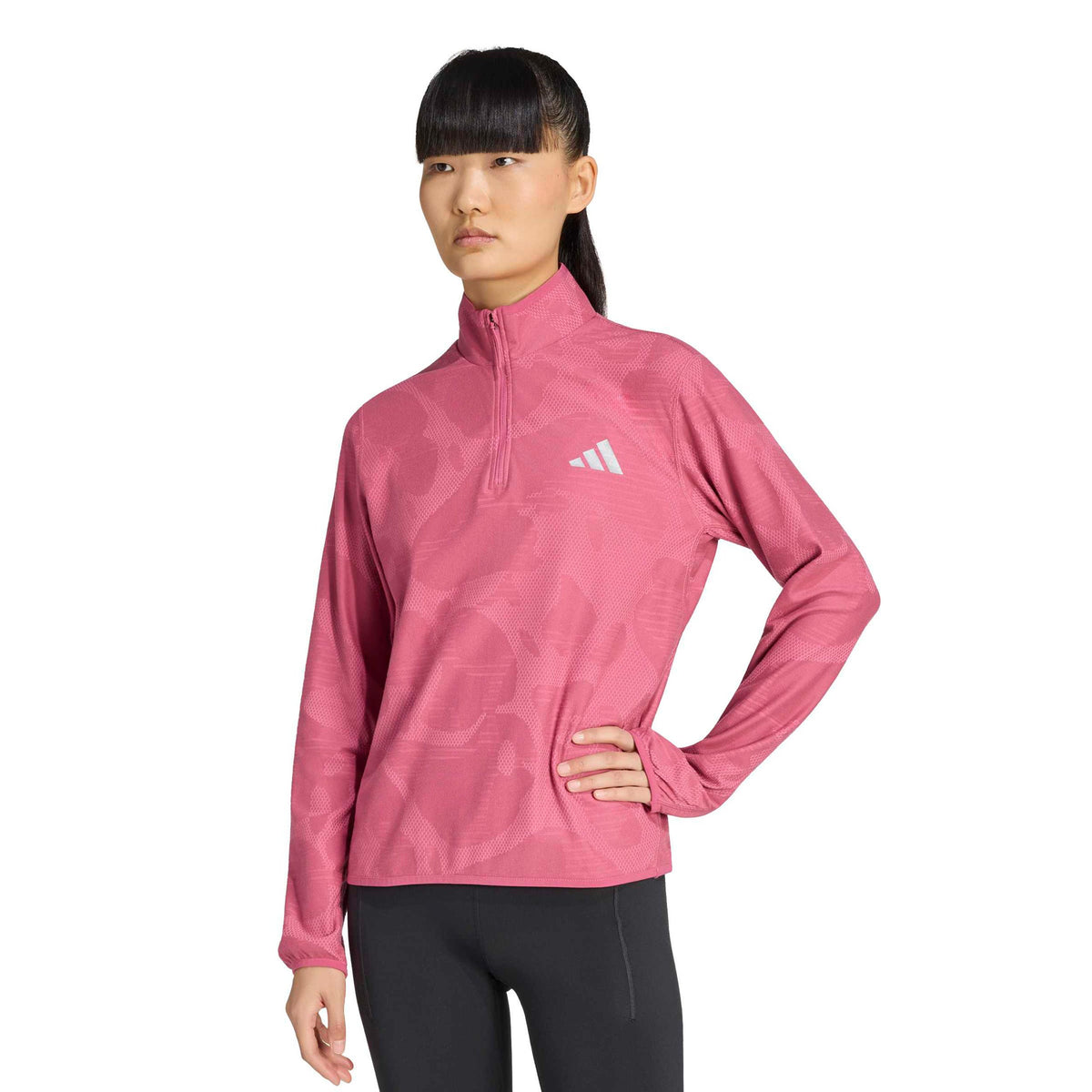adidas adi365 Climawarm+  Camiseta de running Mujeres - rojo vino