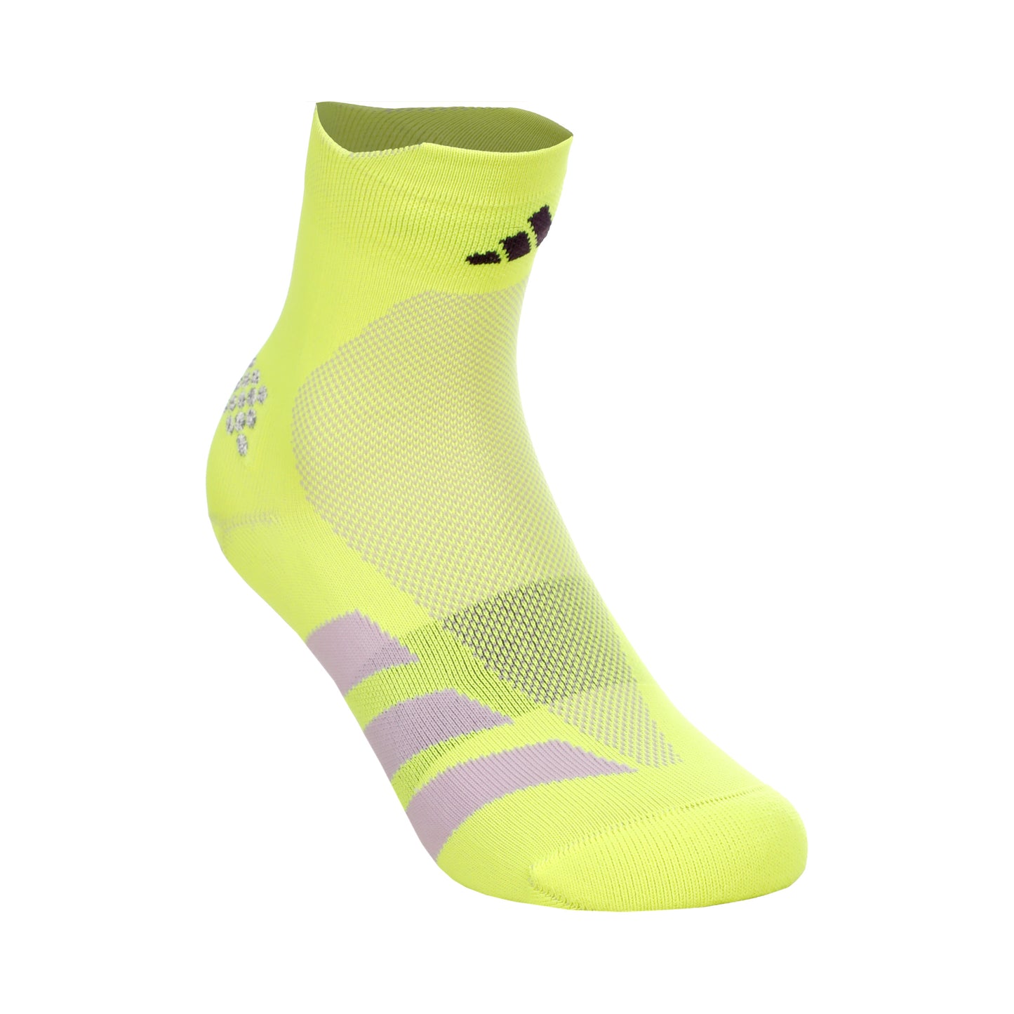 adidas adizero Quarter Calcetines para correr Unisex - amarillo, lila