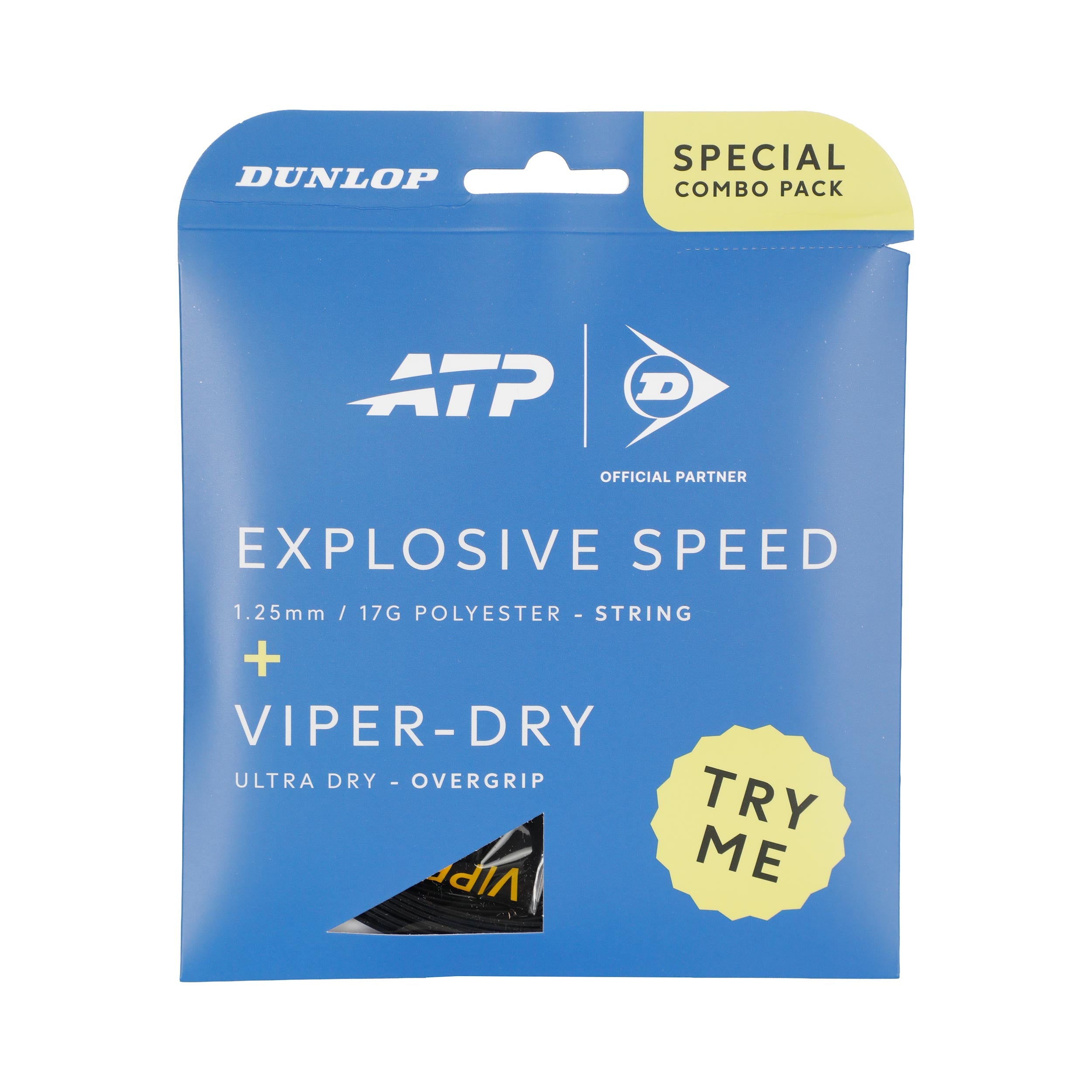 Dunlop Explosive Speed Sets Individuales 12m - negro