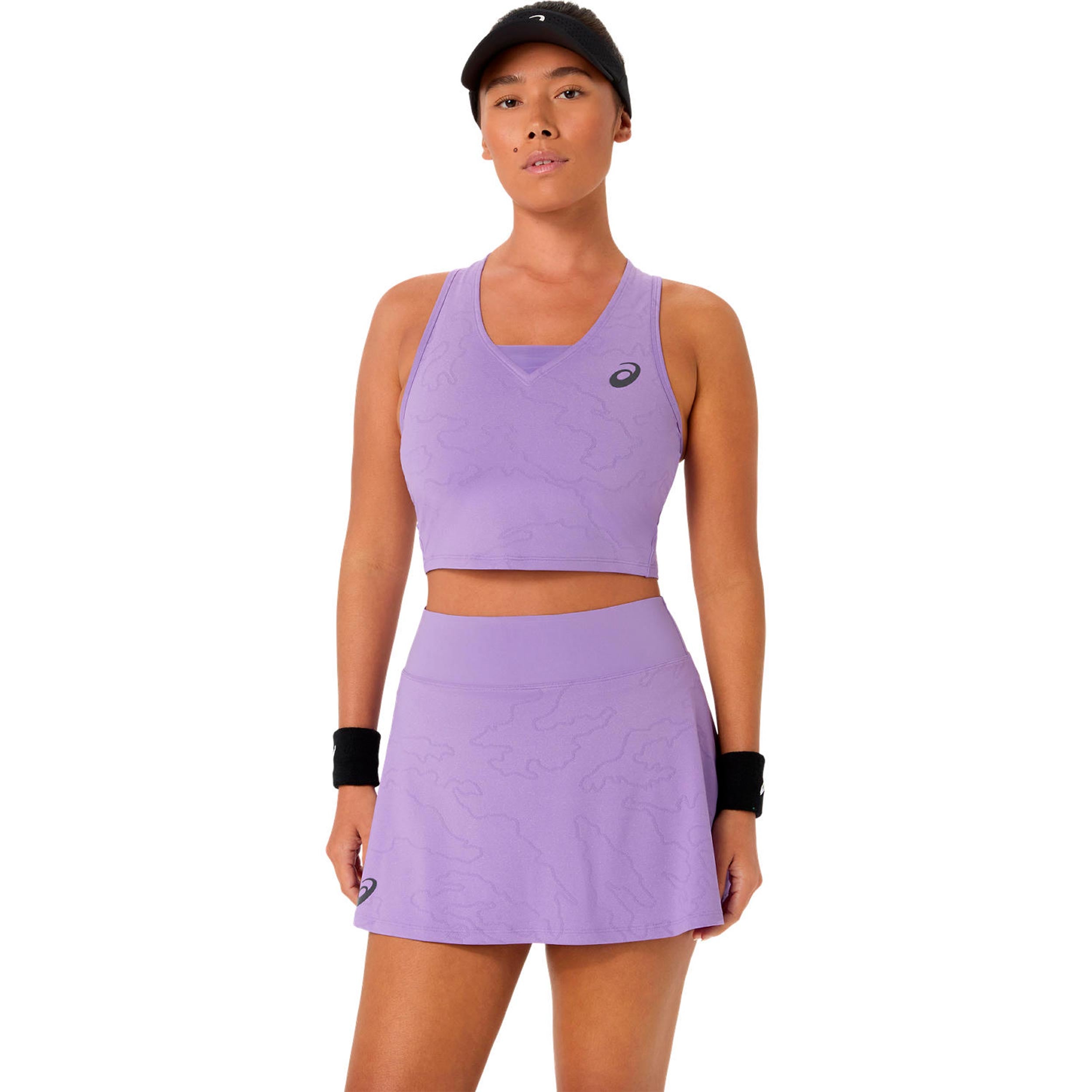 ASICS Match Jacquard Night Energy Camiseta de tirantes Mujeres - lila