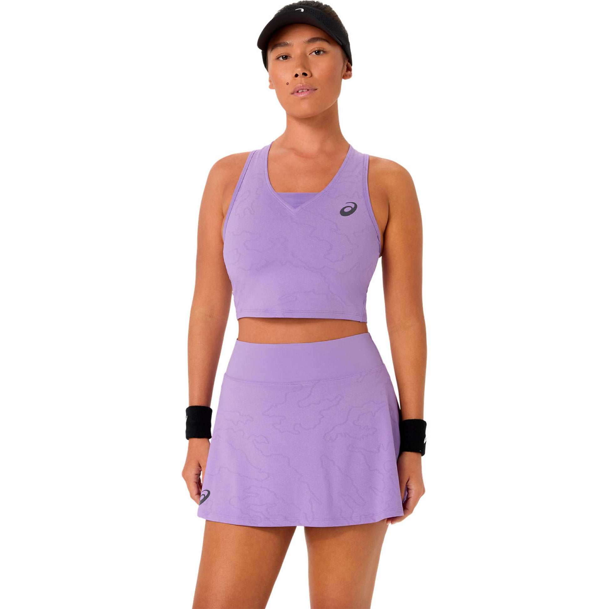 ASICS Match Jacquard Night Energy Camiseta de tirantes Mujeres - lila