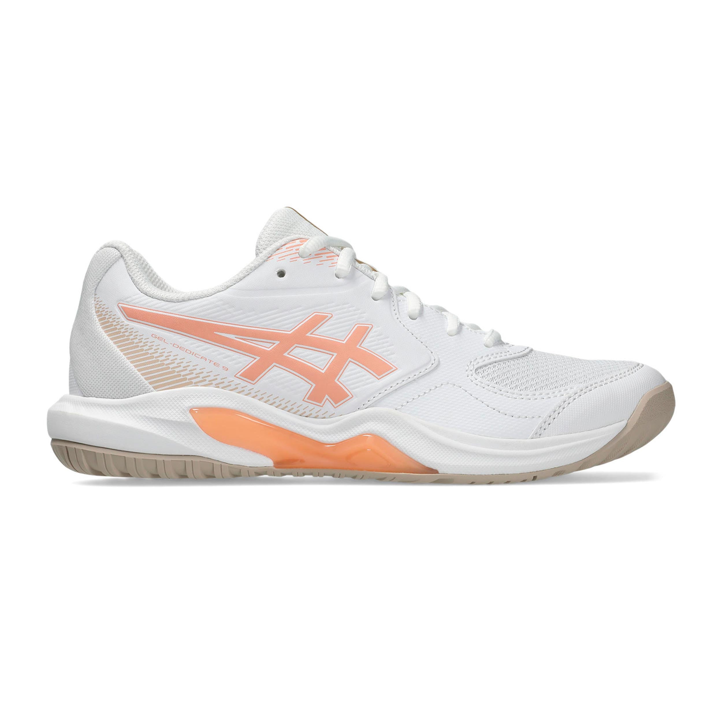 ASICS Gel-Dedicate 9 Zapatilla todas las superficies Mujeres - blanco, albaricoque