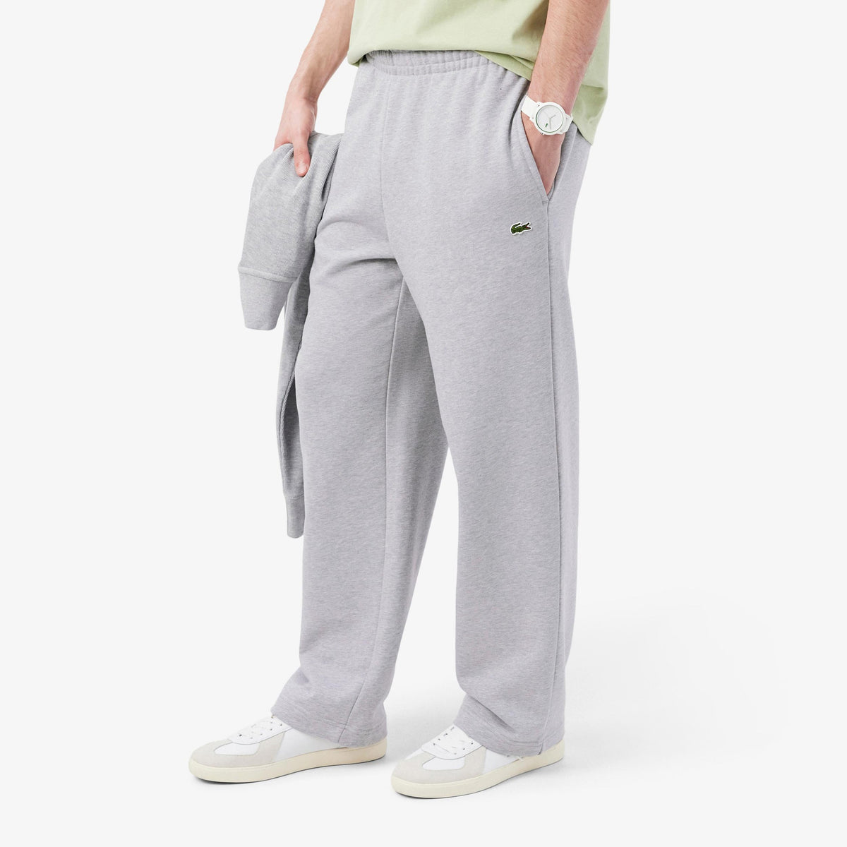Lacoste Pantalón de entrenamiento Hombres - gris claro