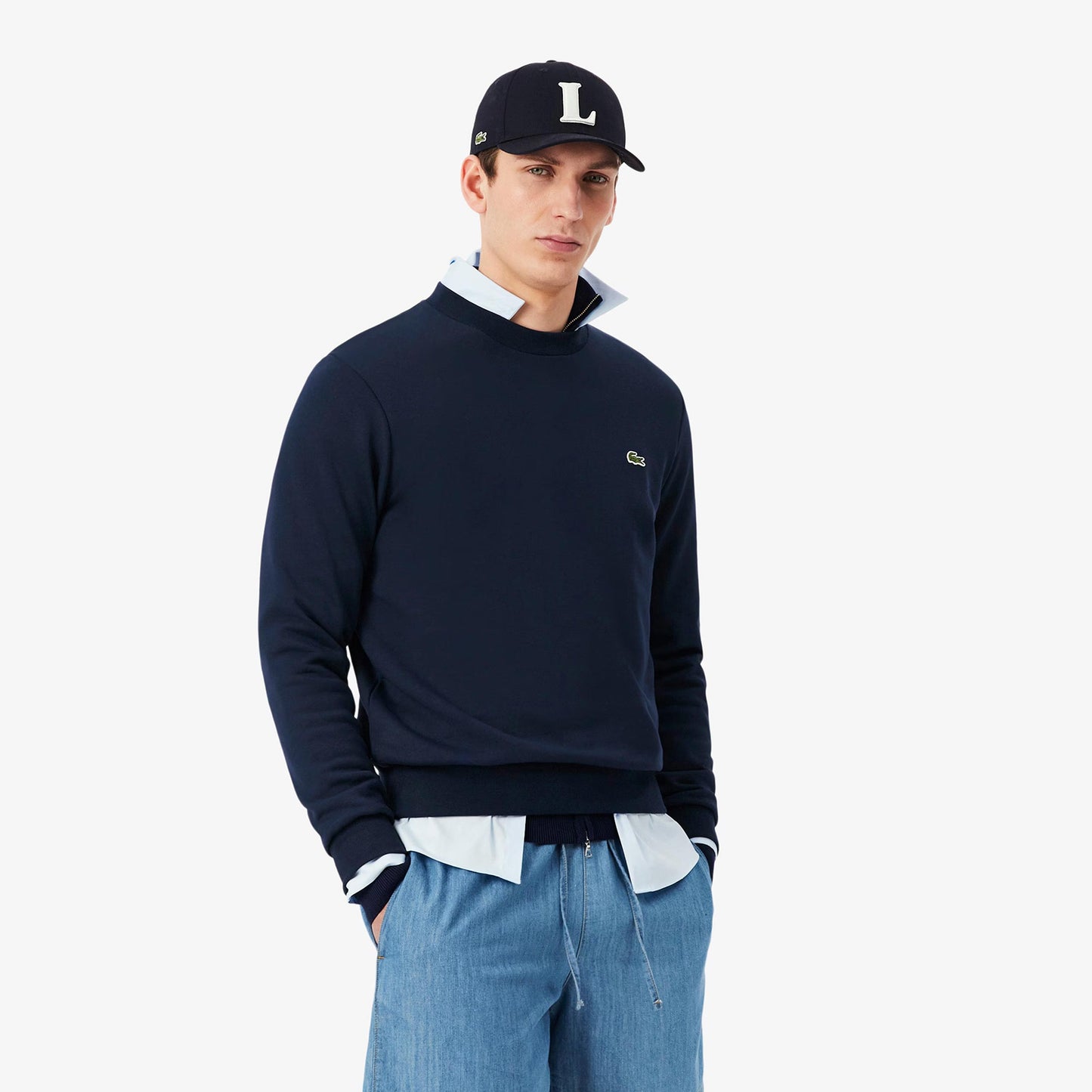 Lacoste Sudadera Hombres - azul oscuro