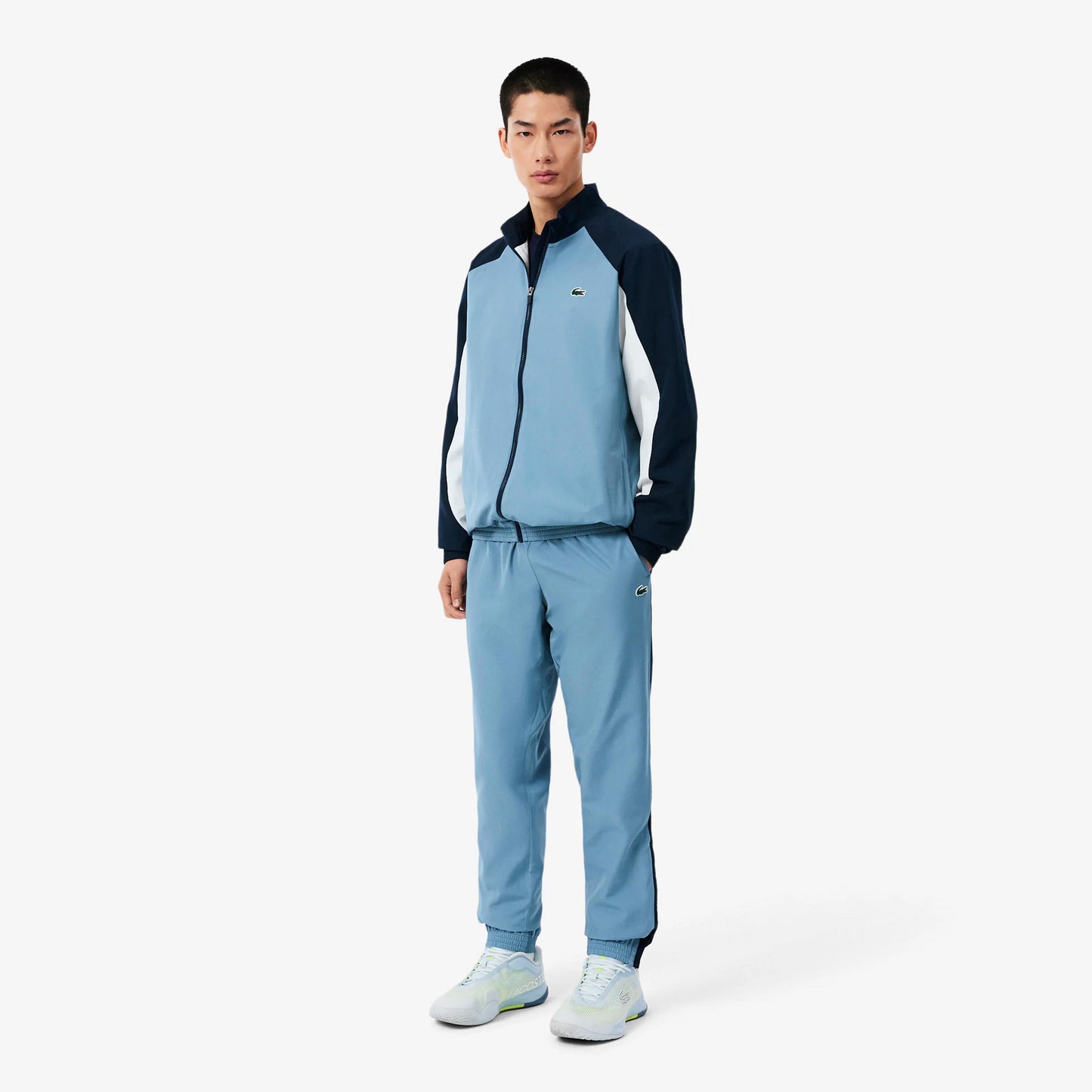 Lacoste Chándal Hombres - azul, blanco