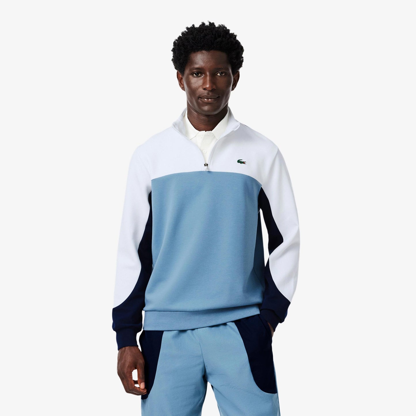 Lacoste Sudadera Hombres - azul, blanco