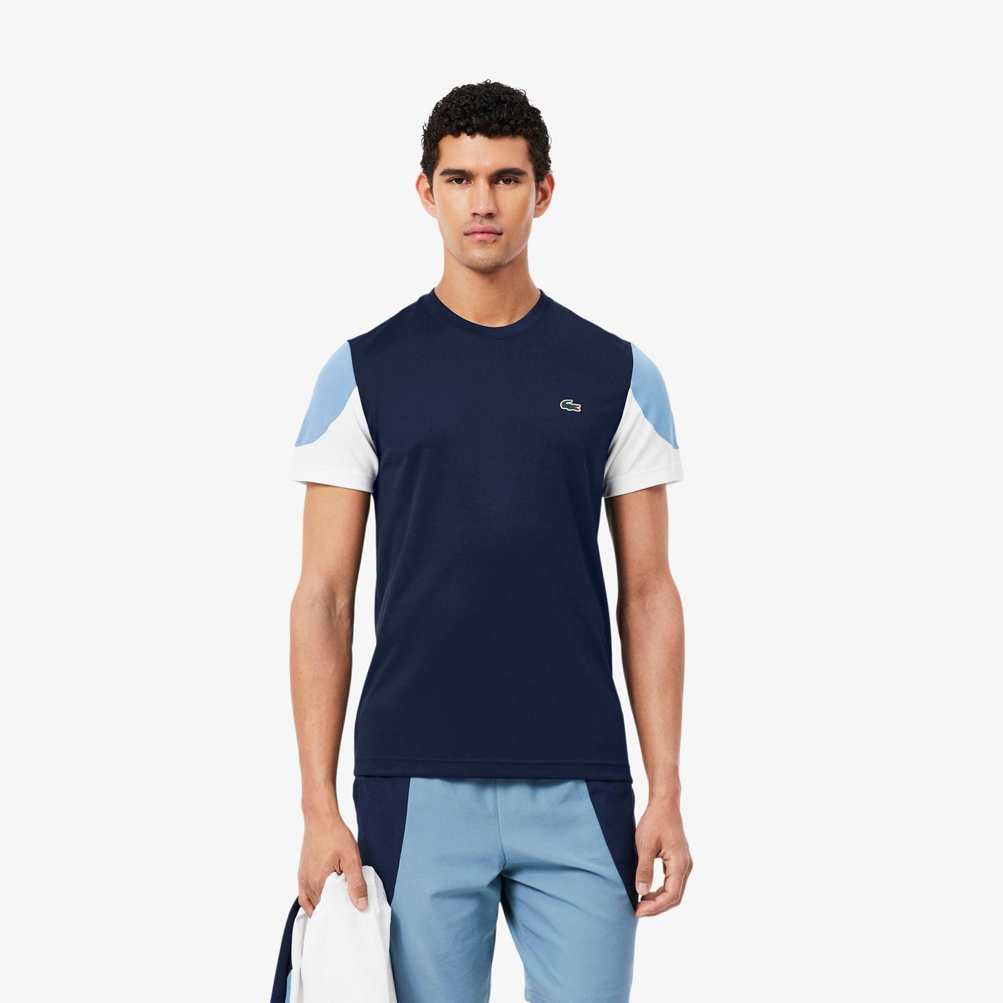 Lacoste Camiseta de manga corta Hombres - azul oscuro, azul
