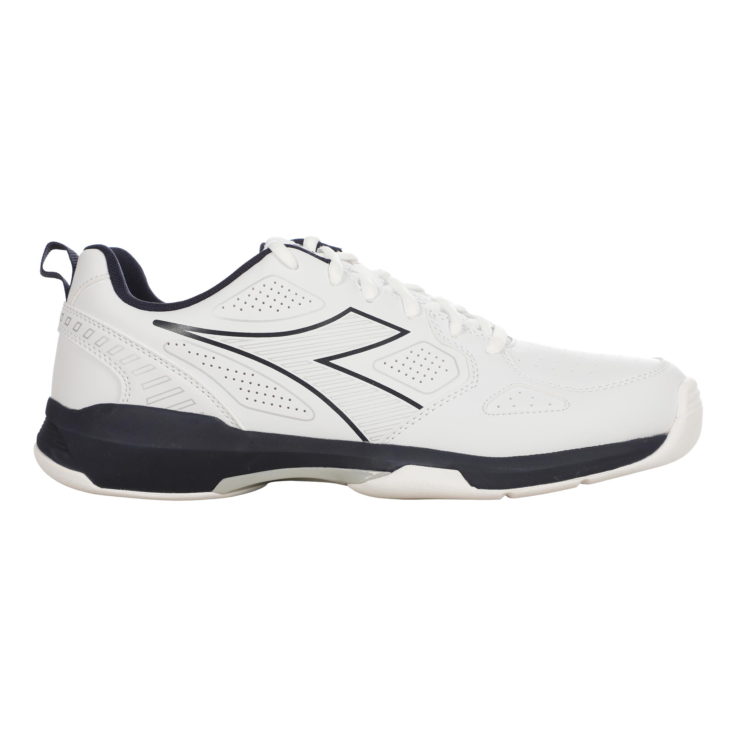 Diadora S. Challenge 7 SL Zapatilla para pista cubierta Hombres - blanco, azul oscuro