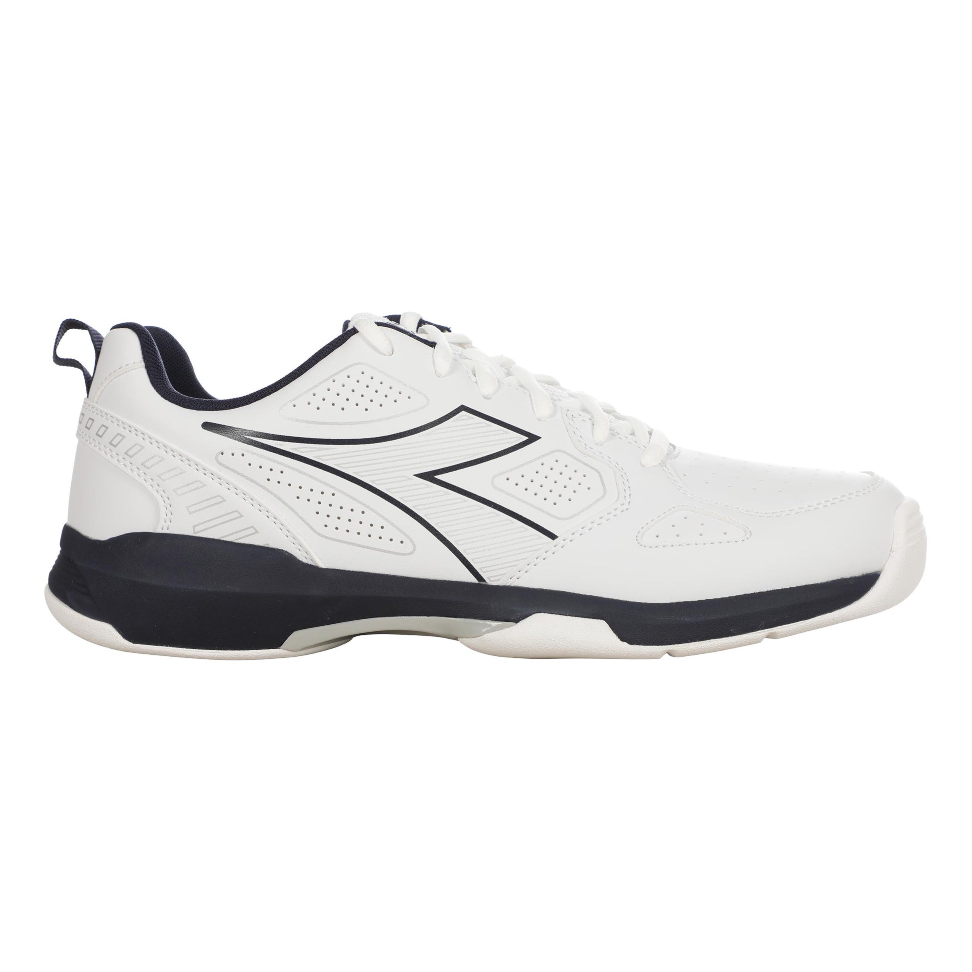 Diadora S. Challenge 7 SL Zapatilla para pista cubierta Hombres - blanco, azul oscuro