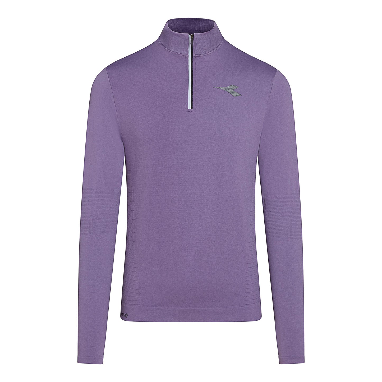 Diadora 1/2 Zip Stratouno Camiseta de manga larga Hombres - violeta