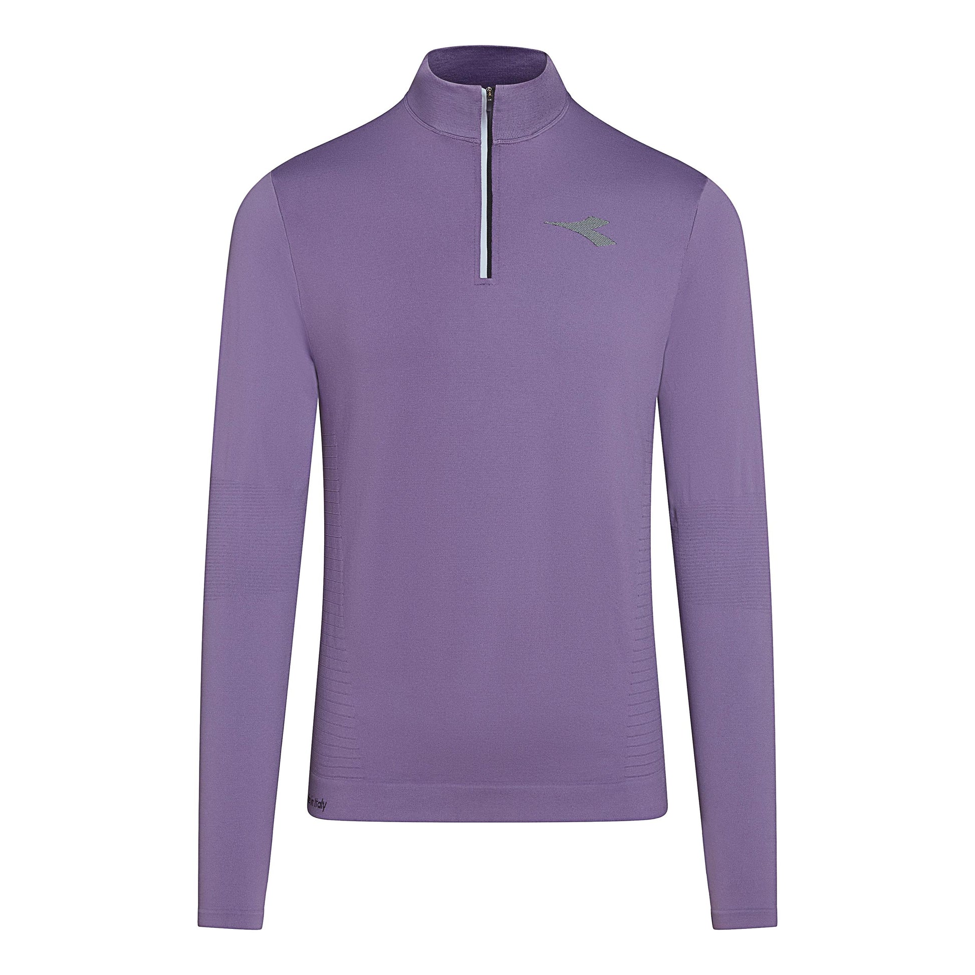 Diadora 1/2 Zip Stratouno Camiseta de manga larga Hombres - violeta