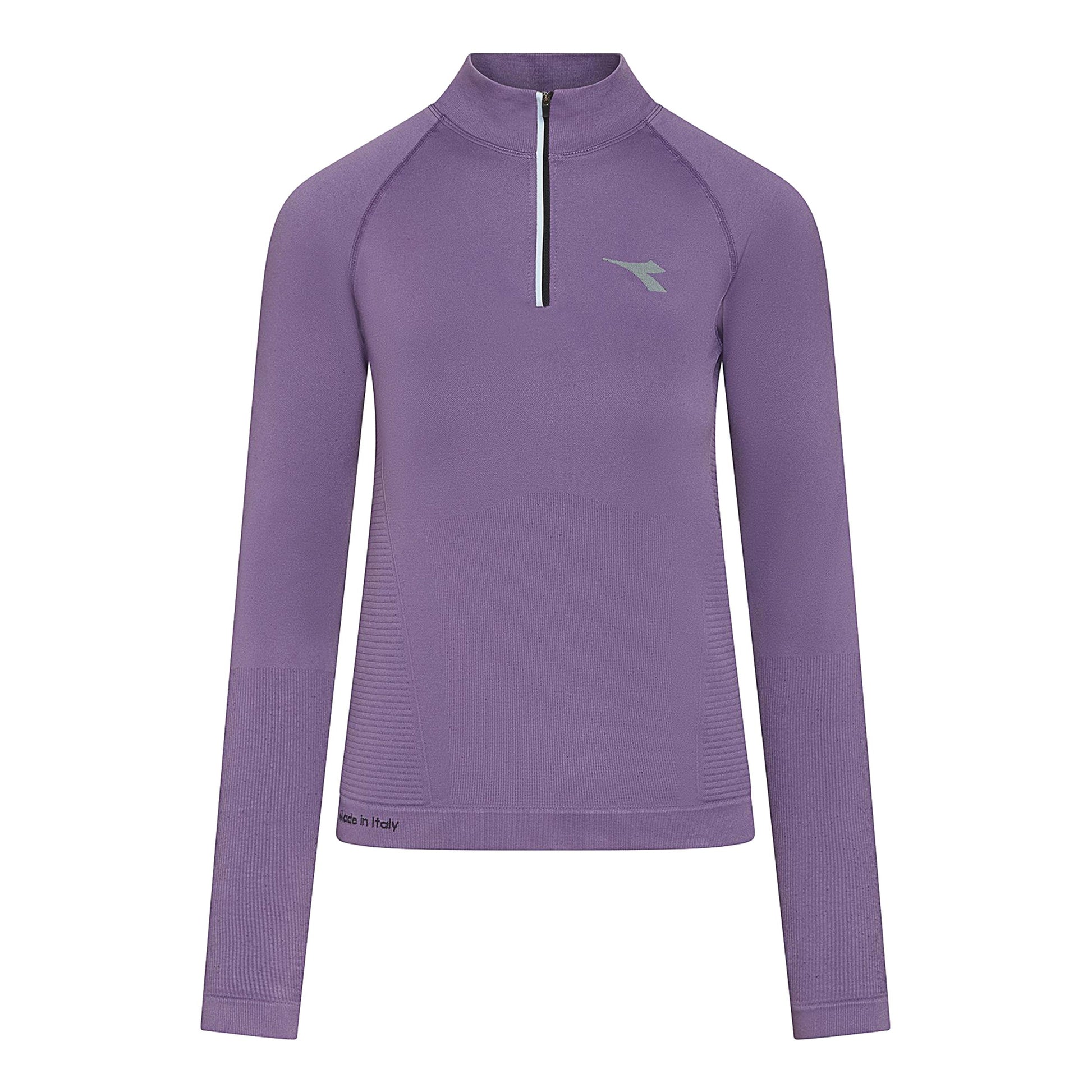 Diadora 1/2 Zip Stratouno Camiseta de manga larga Mujeres - violeta