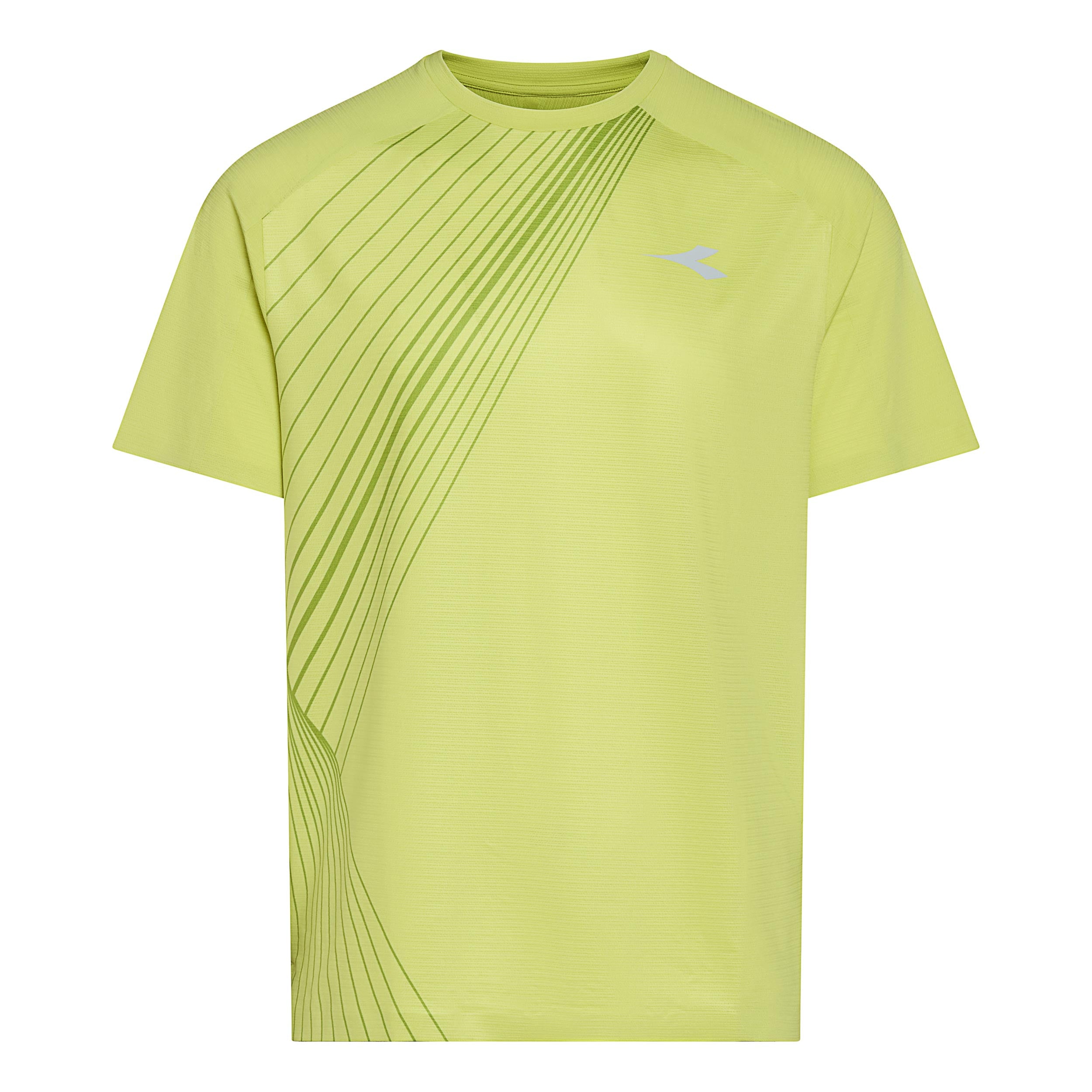 Diadora Fibrazero Camiseta de manga corta Hombres - lima