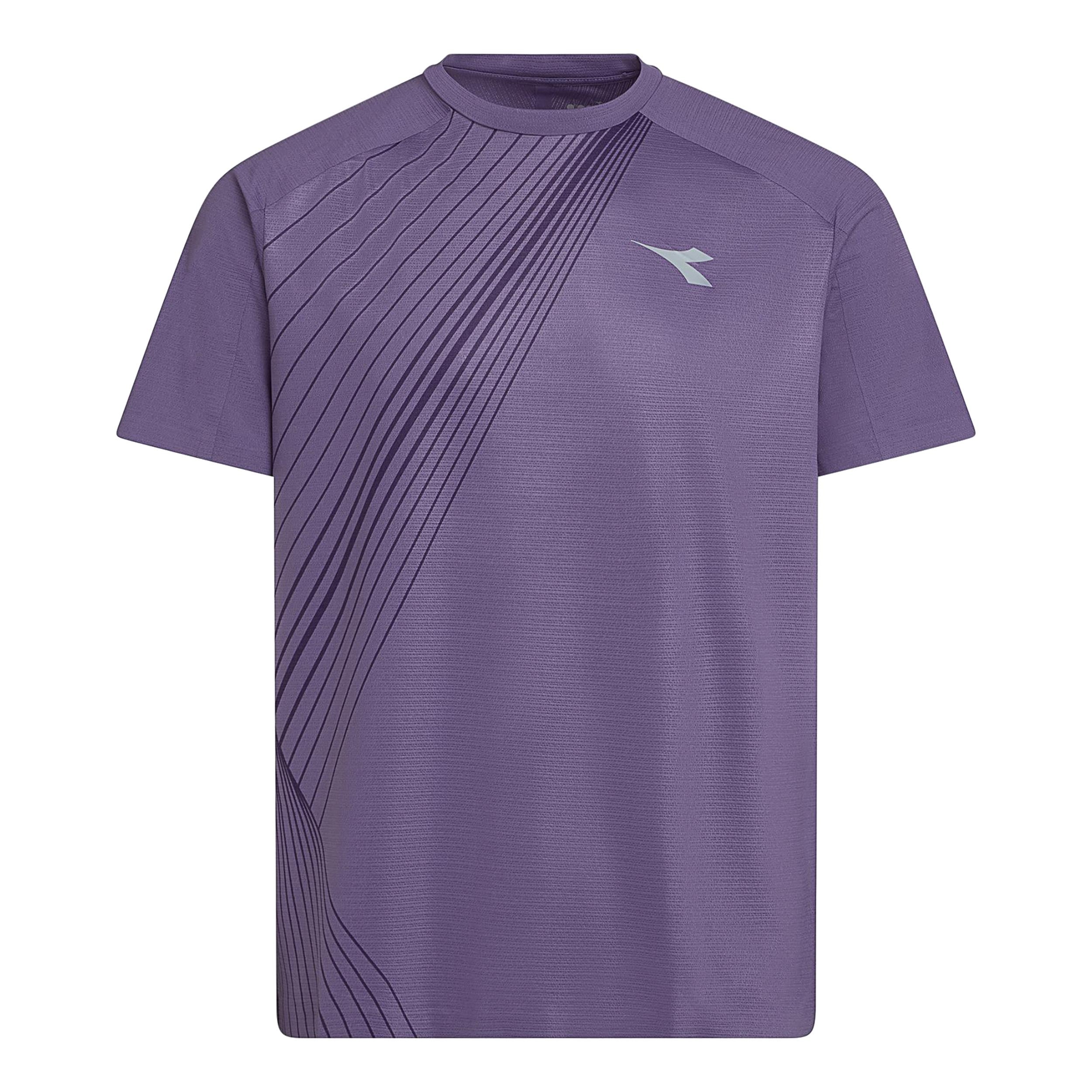 Diadora Fibrazero Camiseta de manga corta Hombres - violeta