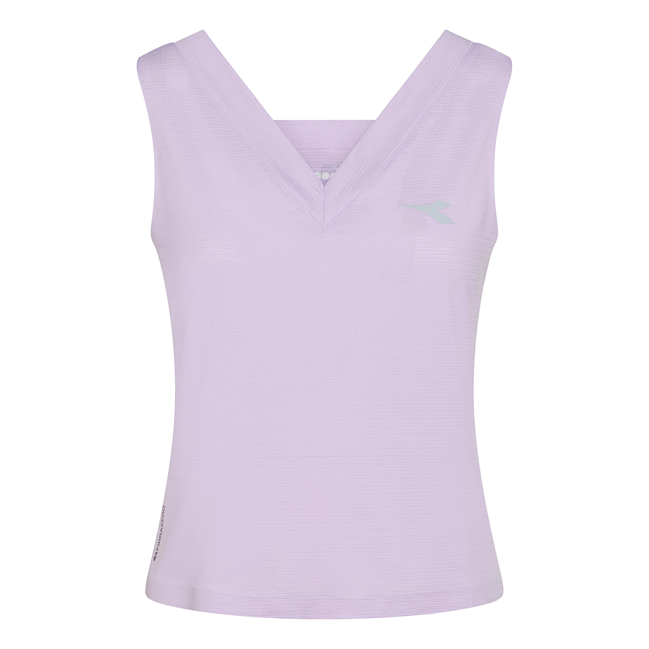 Diadora Fibrazero Camiseta de tirantes Mujeres - morado