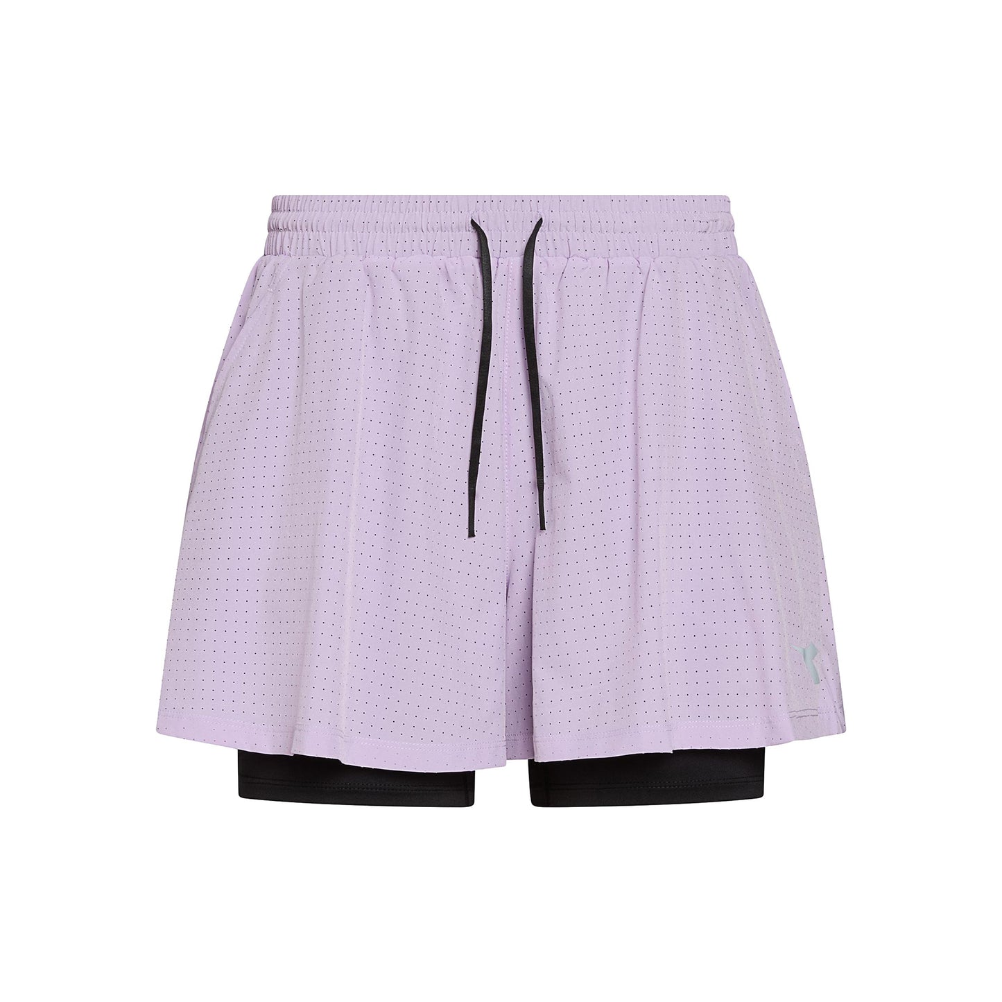 Diadora 2in1 Shorts Mujeres - morado