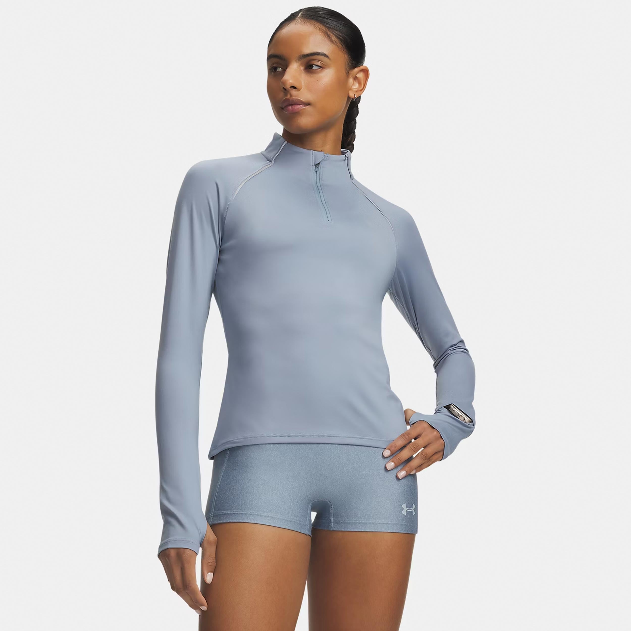 Under Armour Velociti Half Zip  Camiseta de running Mujeres - azul