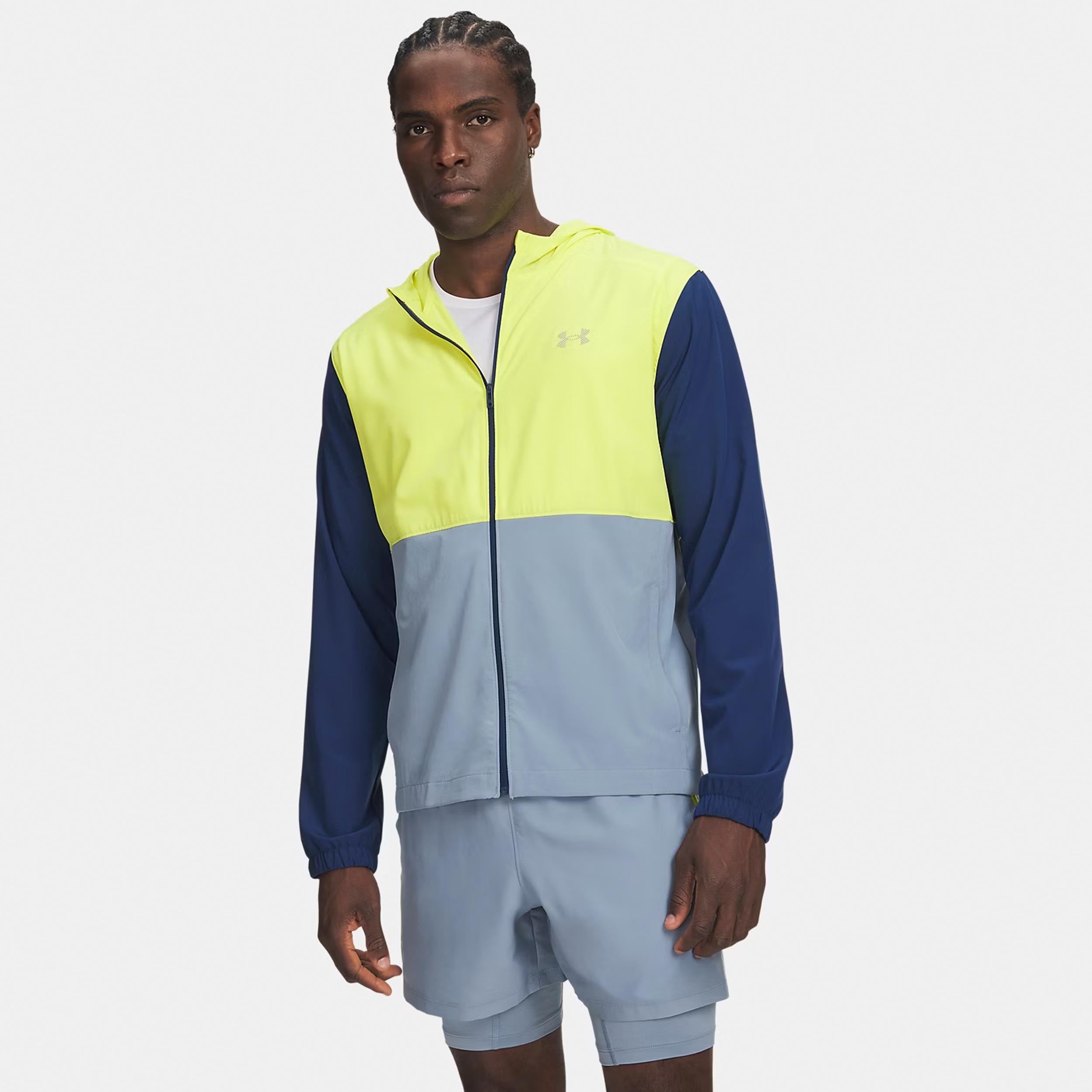 Under Armour Velociti Hooded  Chaqueta para correr Hombres - azul, multicolor
