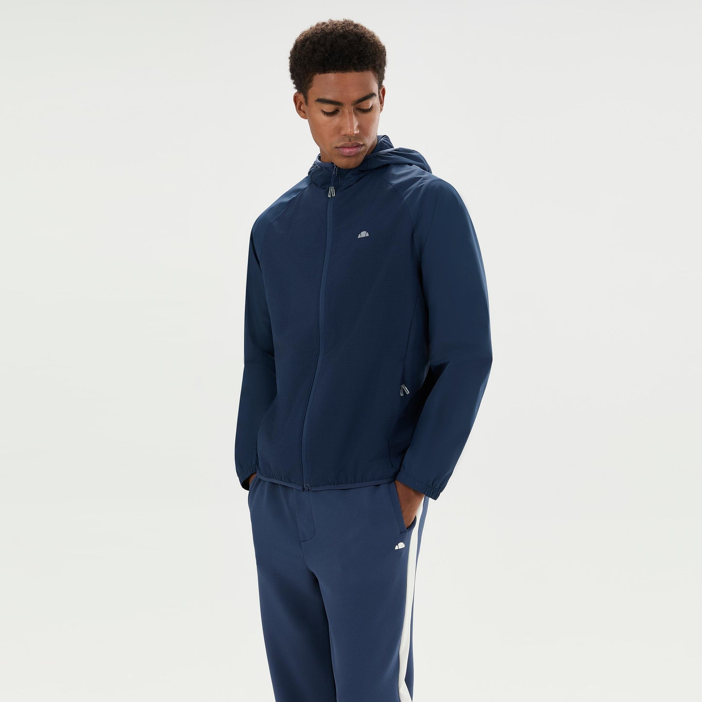 Ellesse Taddeo Fleece Chaqueta de entrenamiento Hombres - azul oscuro