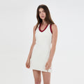 Paro Vestido Mujeres - crema