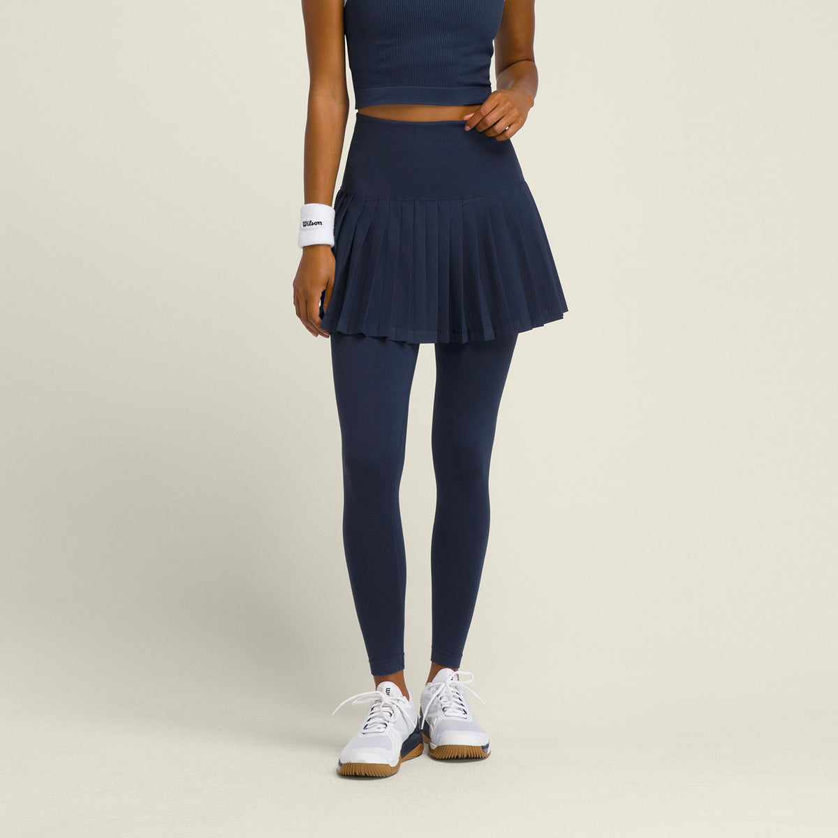 Wilson Midtown Skirty Malla Mujeres - azul oscuro