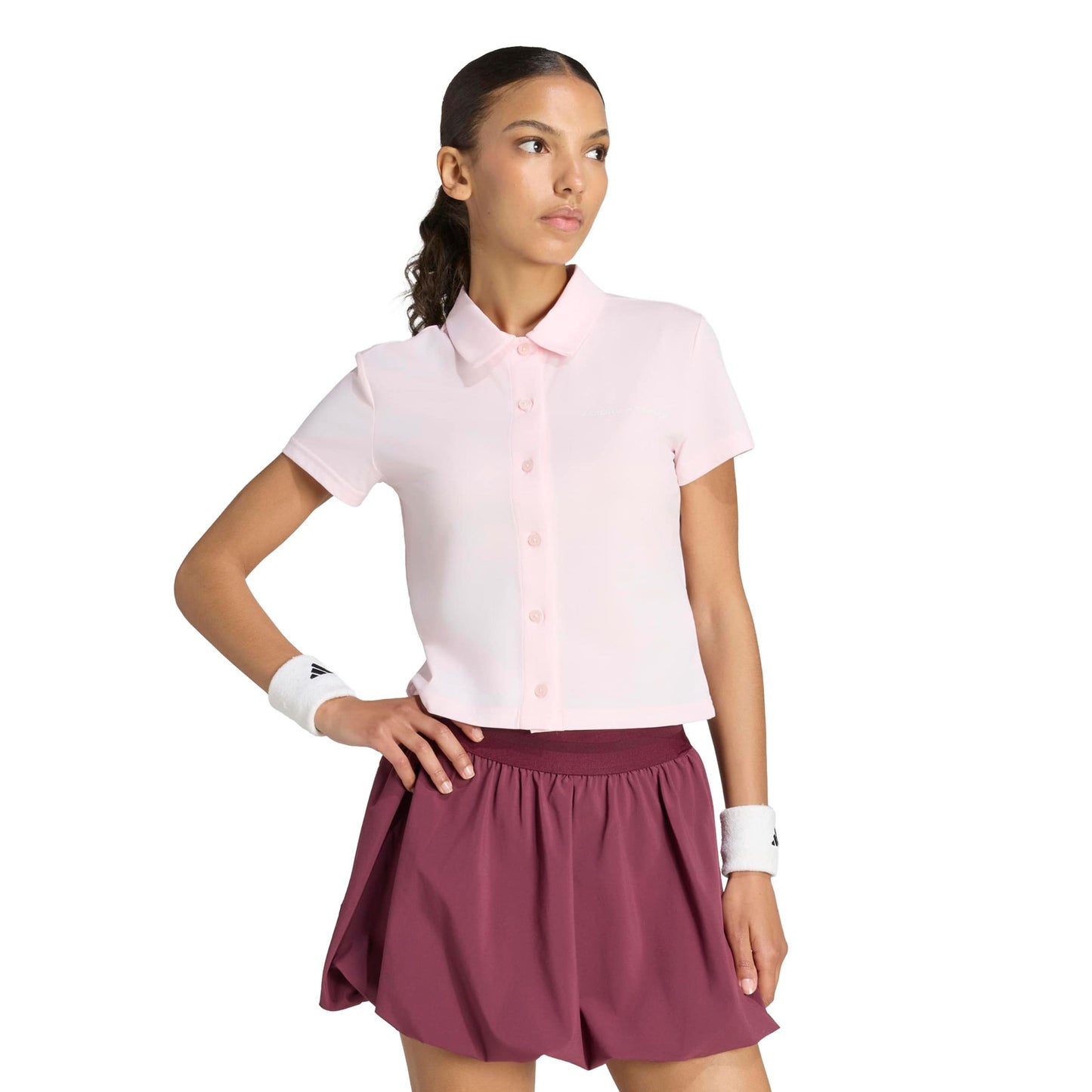 adidas Polo Mujeres - rosa pastel