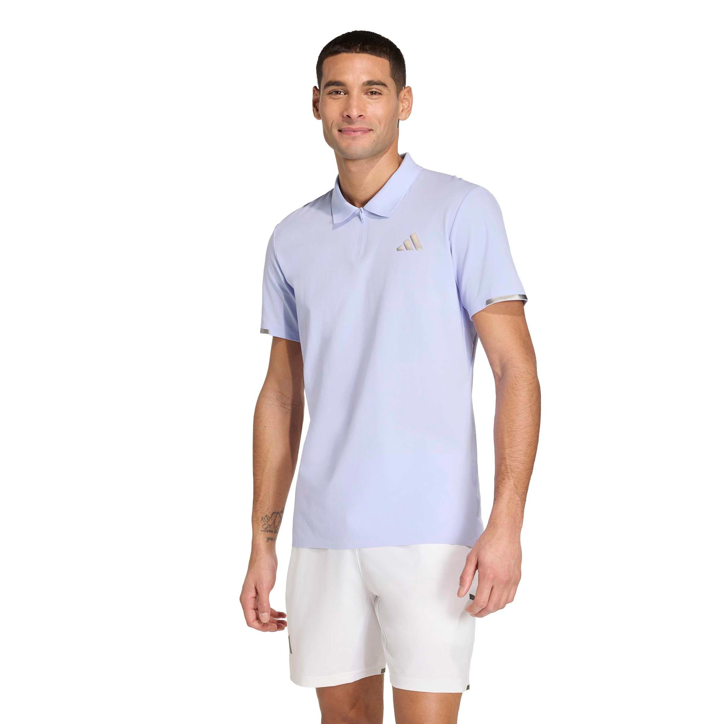 adidas Freelift Pro Polo Hombres - morado, plateado