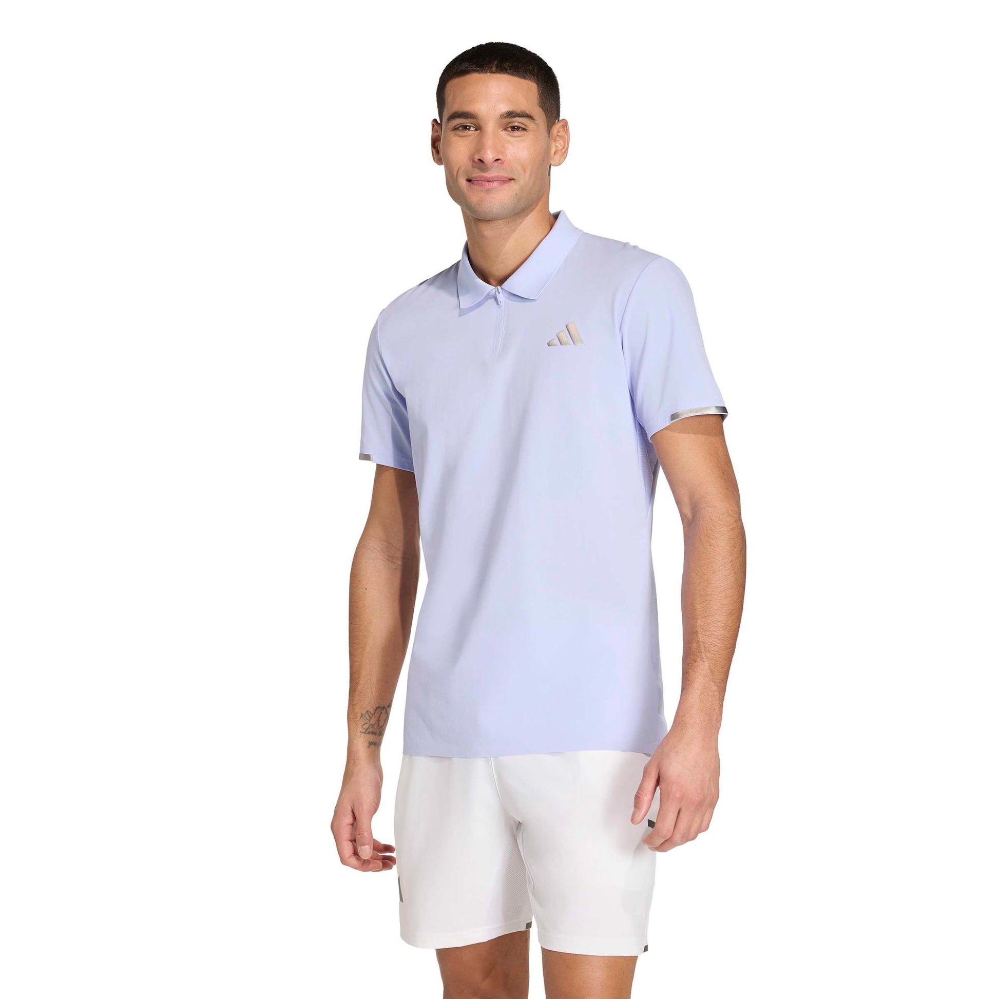 adidas Freelift Pro Polo Hombres - morado, plateado
