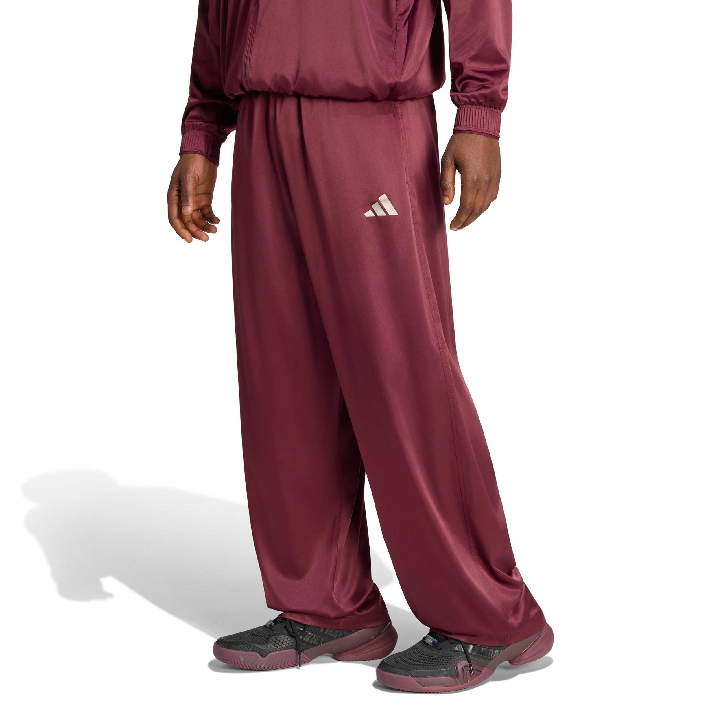 adidas Cover Up Pantalón de entrenamiento Hombres - rojo vino