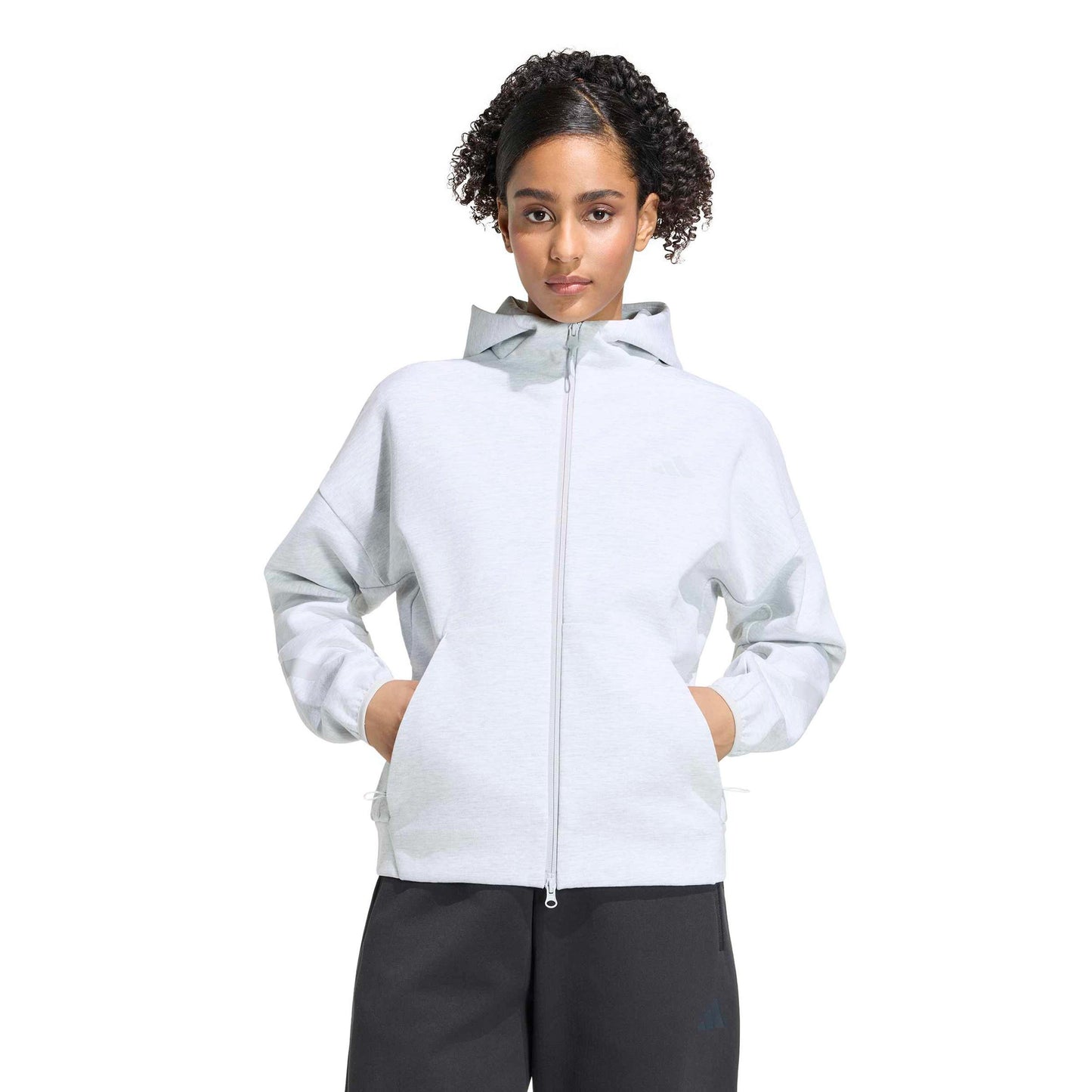 adidas Z.N.E. Sudadera con cremallera Mujeres - gris claro