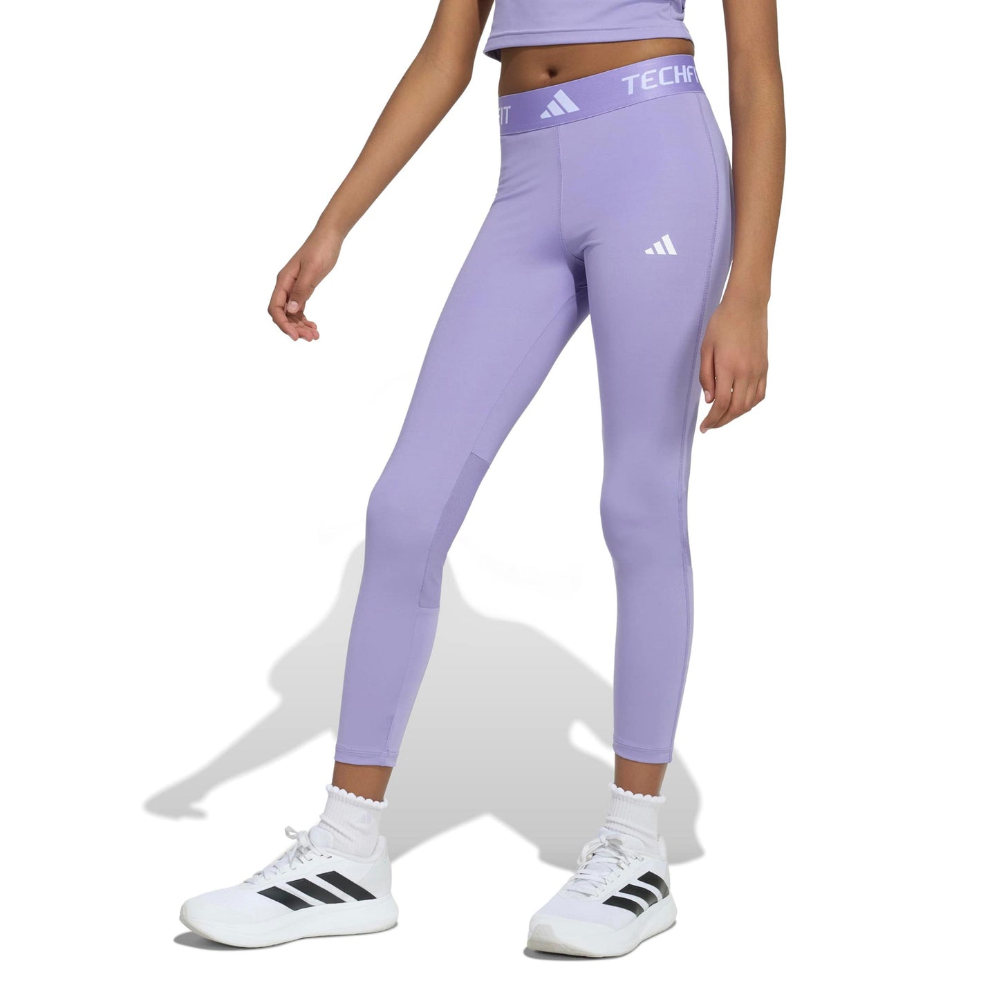 adidas 7/8 Malla Niños - morado, blanco