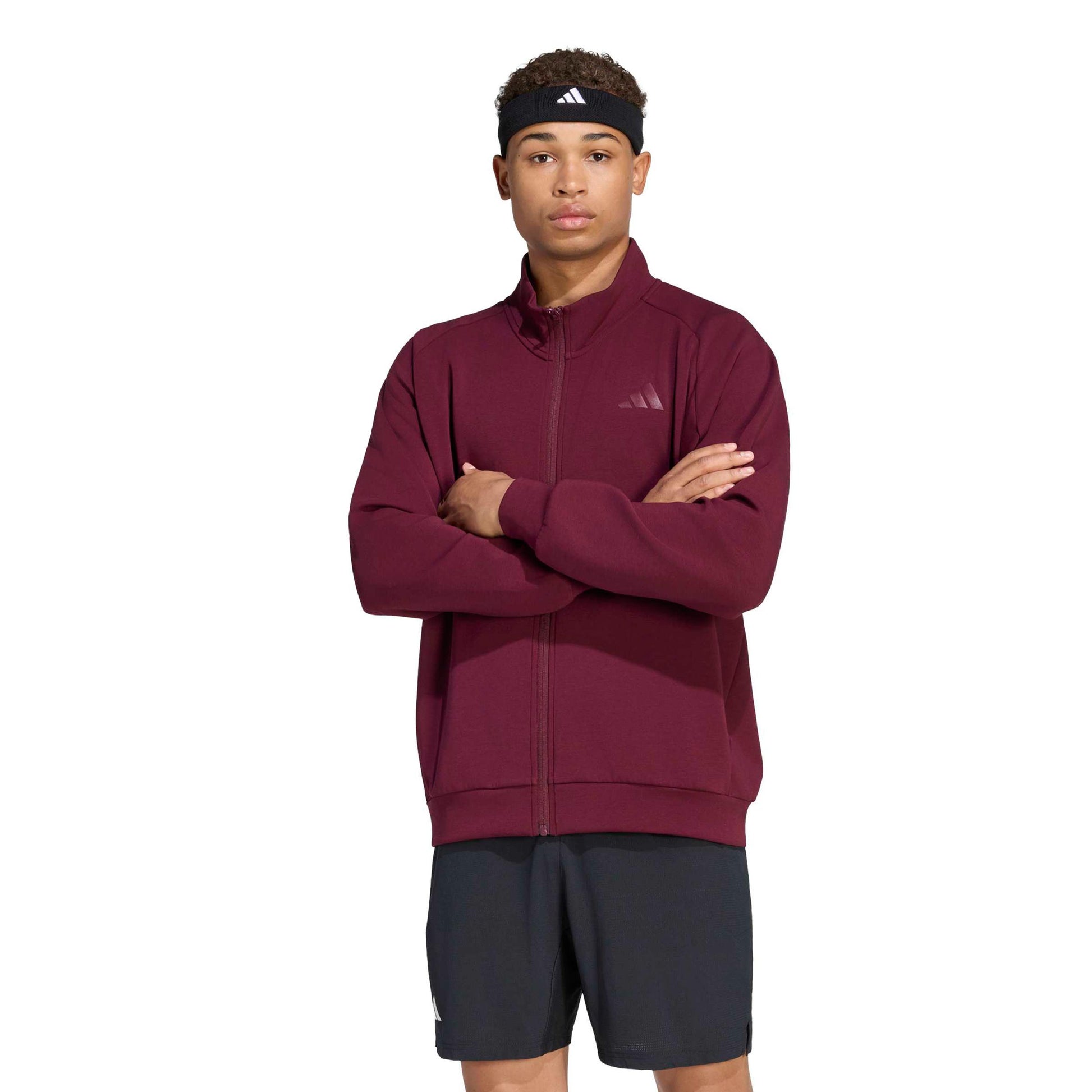 adidas Cover Up Chaqueta de entrenamiento Hombres - rojo vino
