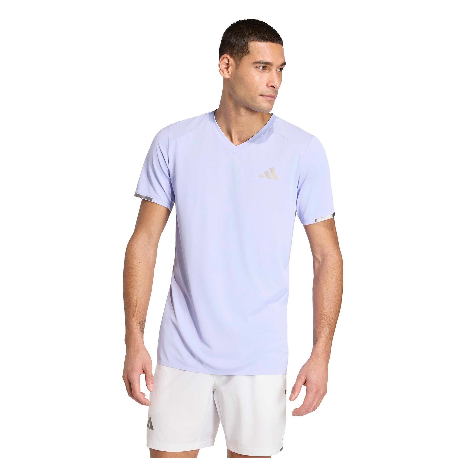adidas Freelift Pro Camiseta de manga corta Hombres - morado, plateado