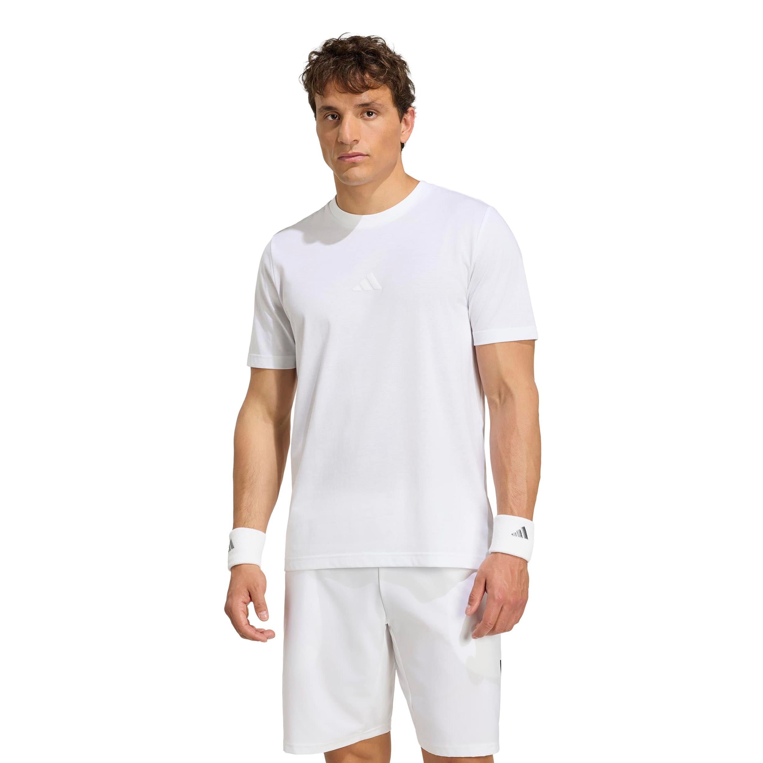 adidas Graphik Camiseta de manga corta Hombres - blanco