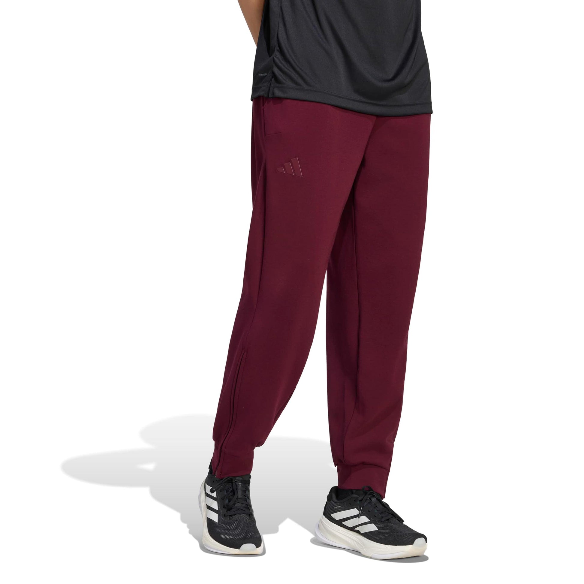 adidas Cover Up Pantalón de entrenamiento Hombres - rojo vino